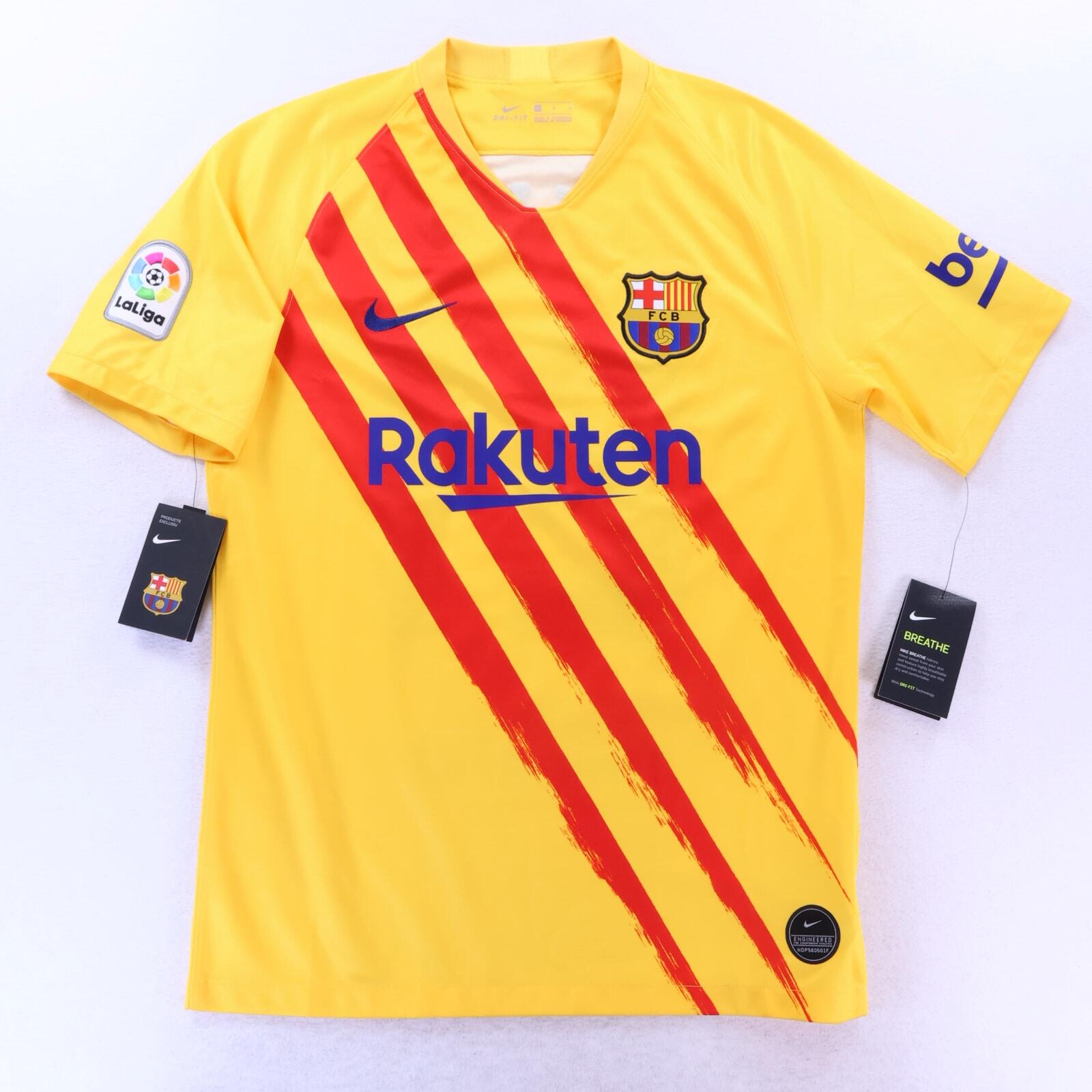 *NWT* Barcelona F. De Jong #21 2019/20 Senyera' Fourth Shirt - M