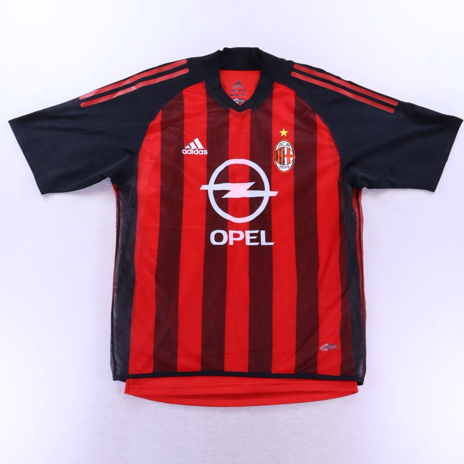 Ac Milan Maldini #3 2002/05 Home Shirt - Player Issue - M