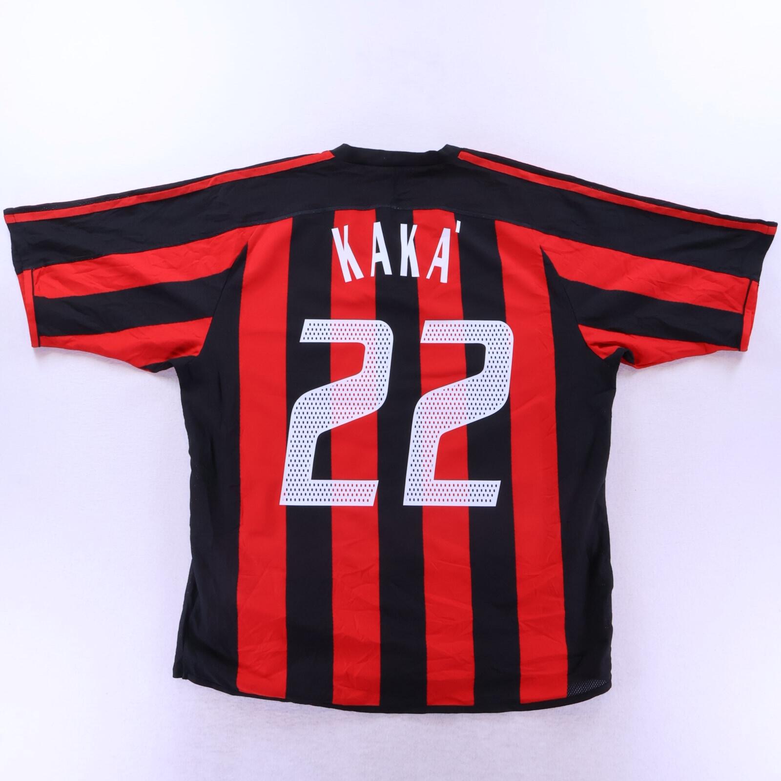 Ac Milan Kaka #22 2003/04 Home Shirt - Player Issue - L