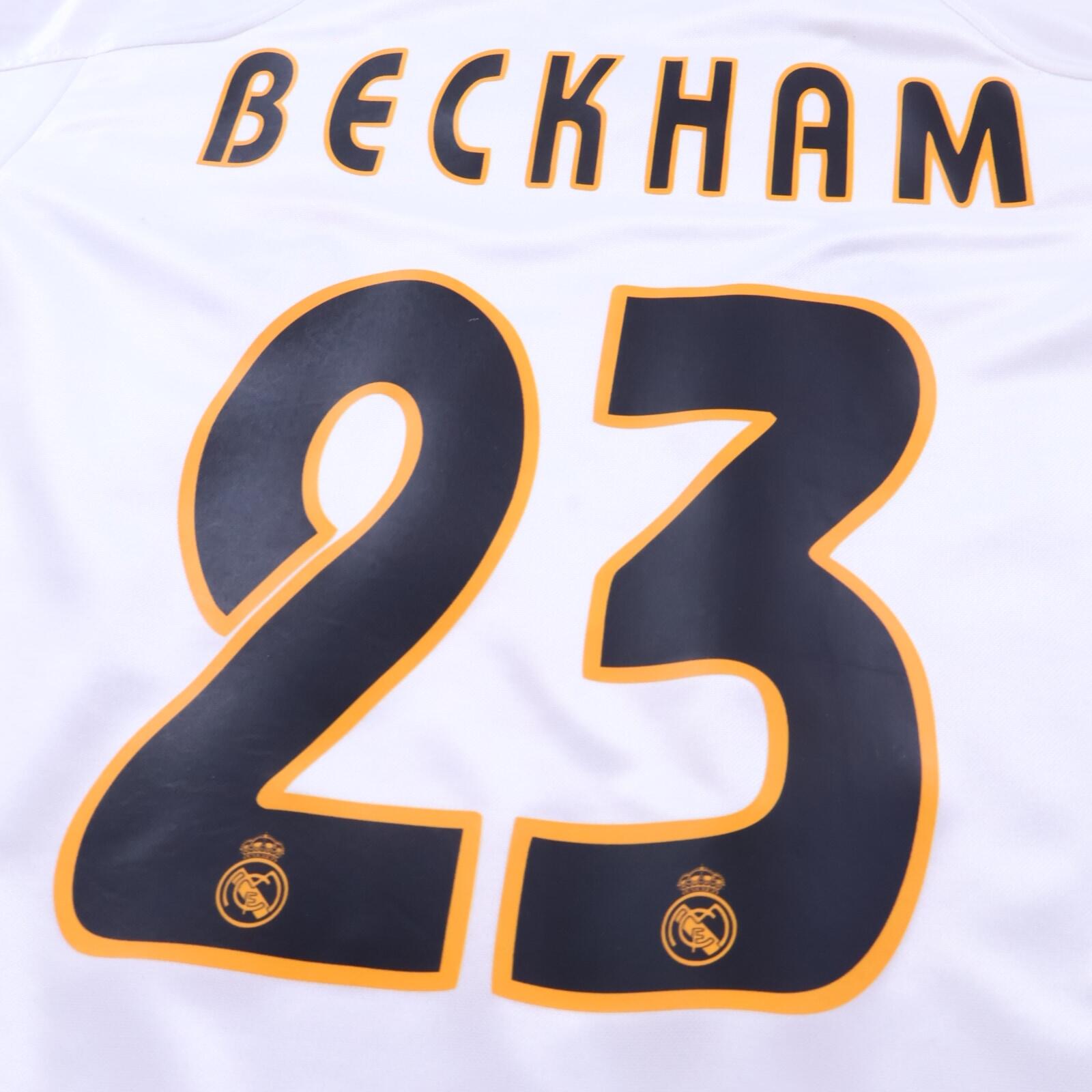 Real Madrid Beckham #23 2004/05 Home Shirt - M
