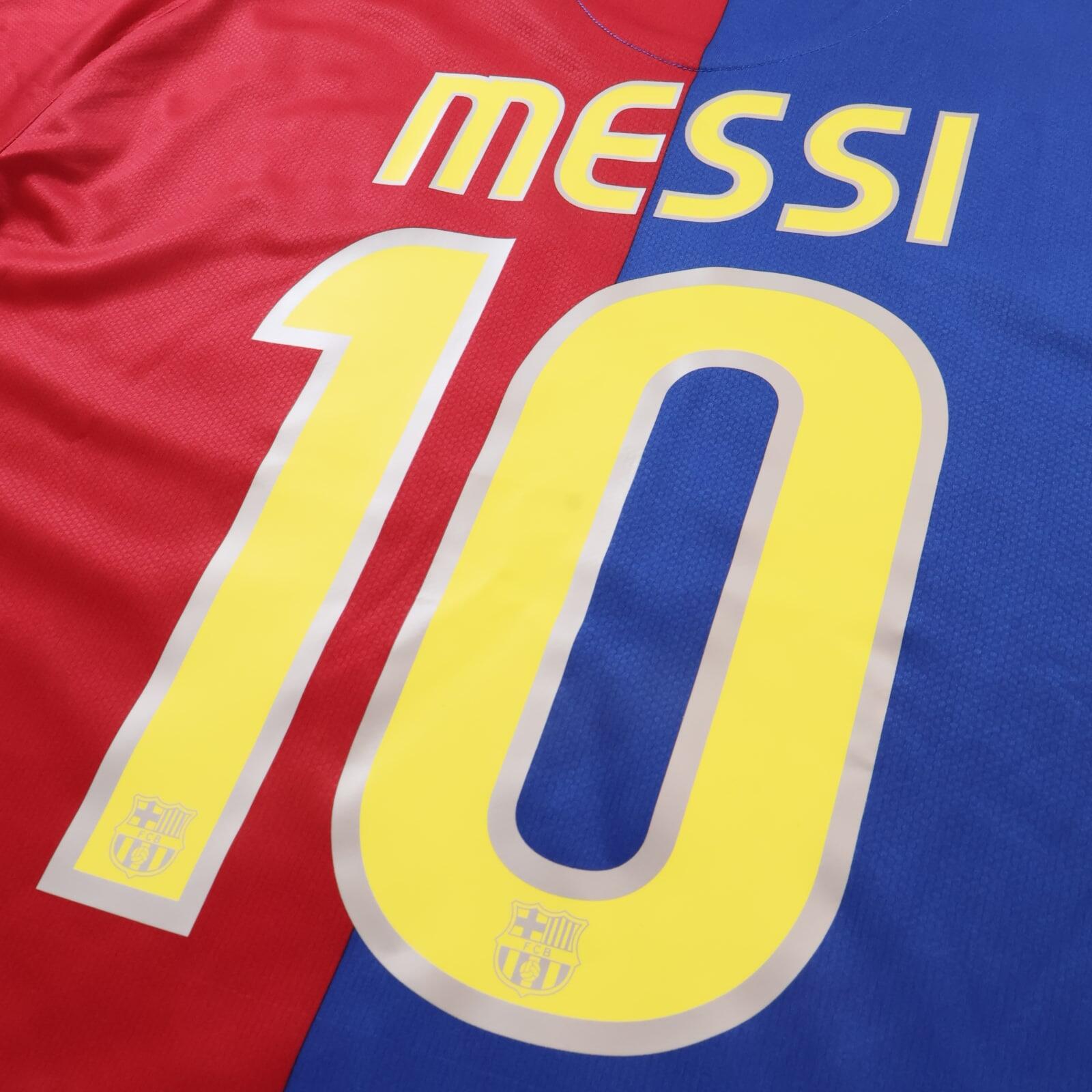 *MINT* Barcelona Messi #10 2008/09 Home Shirt - XL