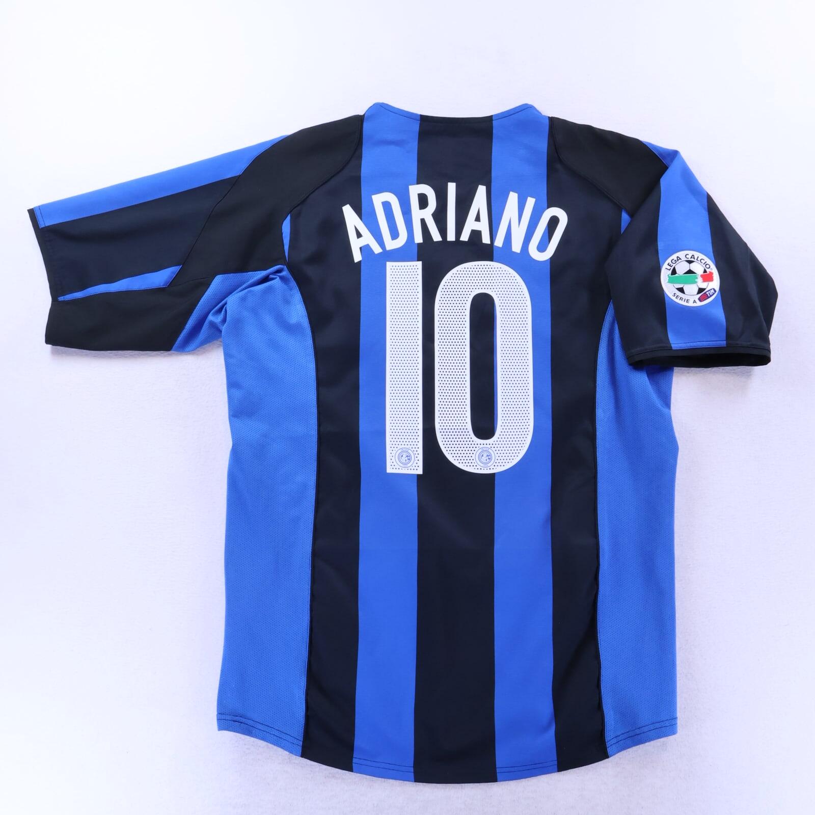 *MINT* Inter Milan Adriano #10 2004/05 Home Shirt - L