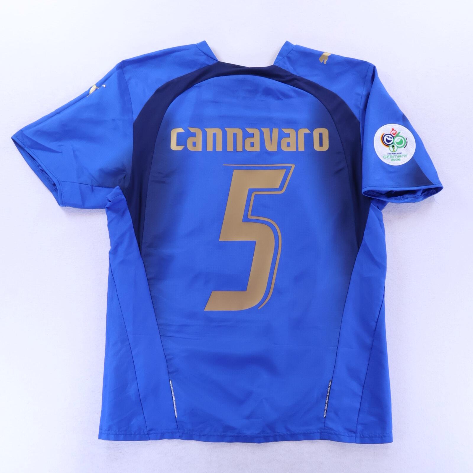 Italy Cannavaro #5 2006/08 Home Shirt - M