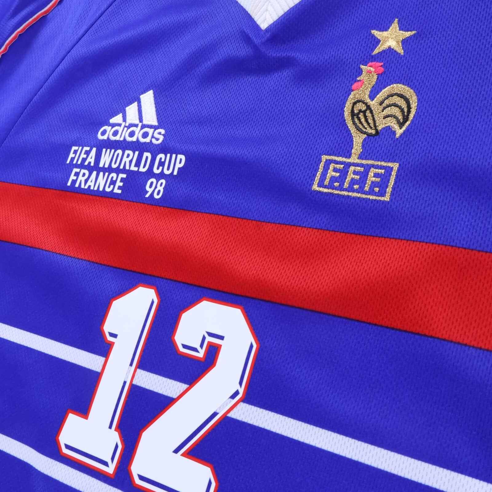 France Henry #12 1998/00 Home Shirt - XL