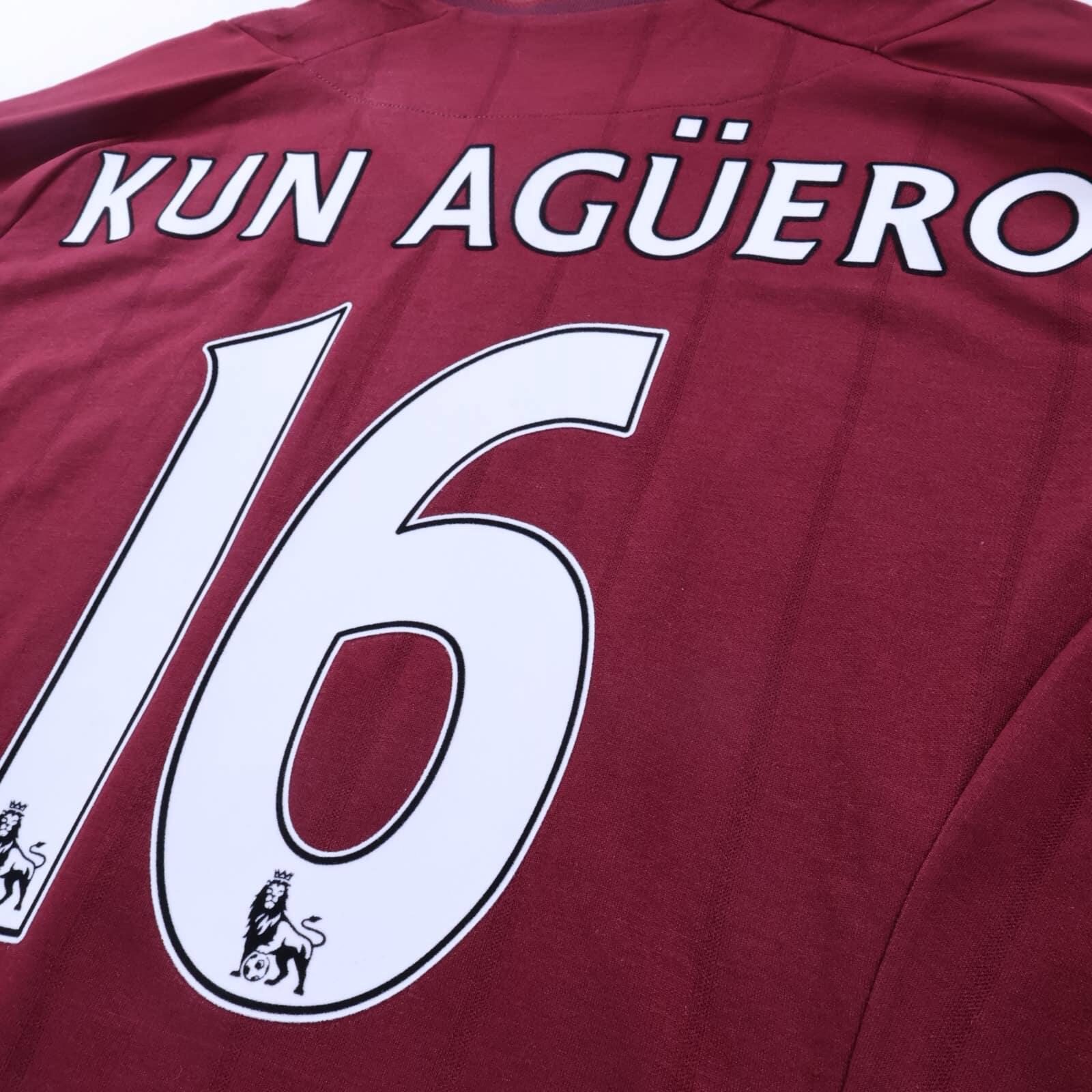 Manchester City Kun Aguero 2012/13 Away Shirt - 2XL
