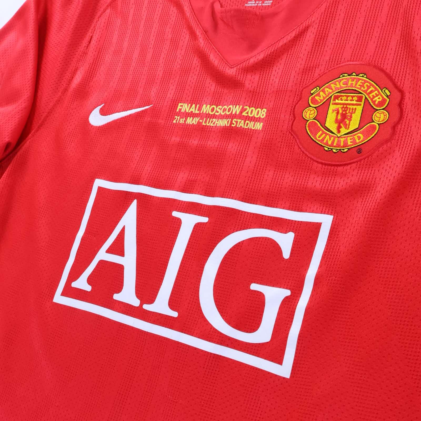 Manchester United Ronaldo #7 2007/09 Home Shirt - Long Sleeve - M