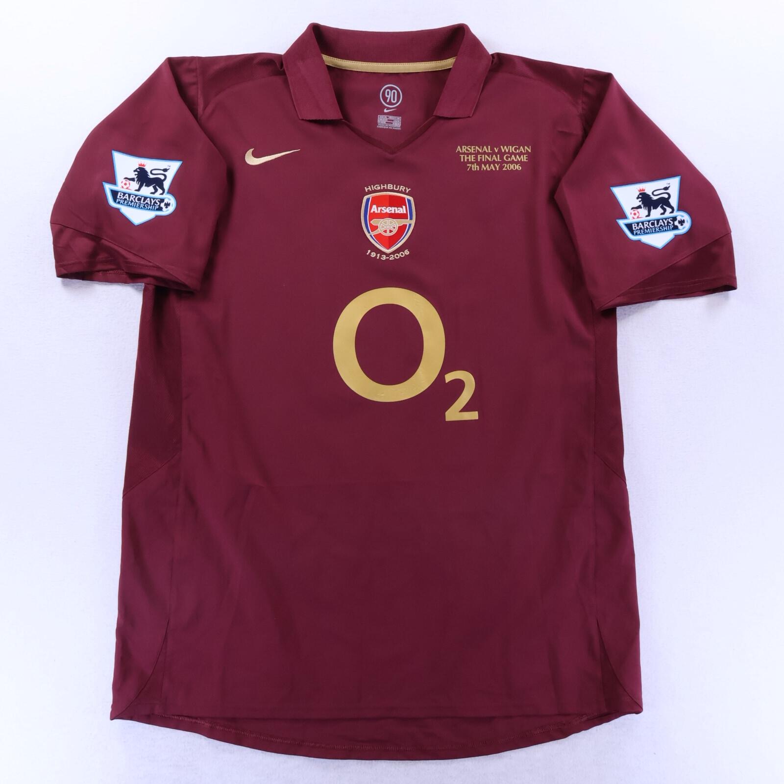 *MINT* Arsenal Bergkamp #10 2005/06 Home Shirt - XL