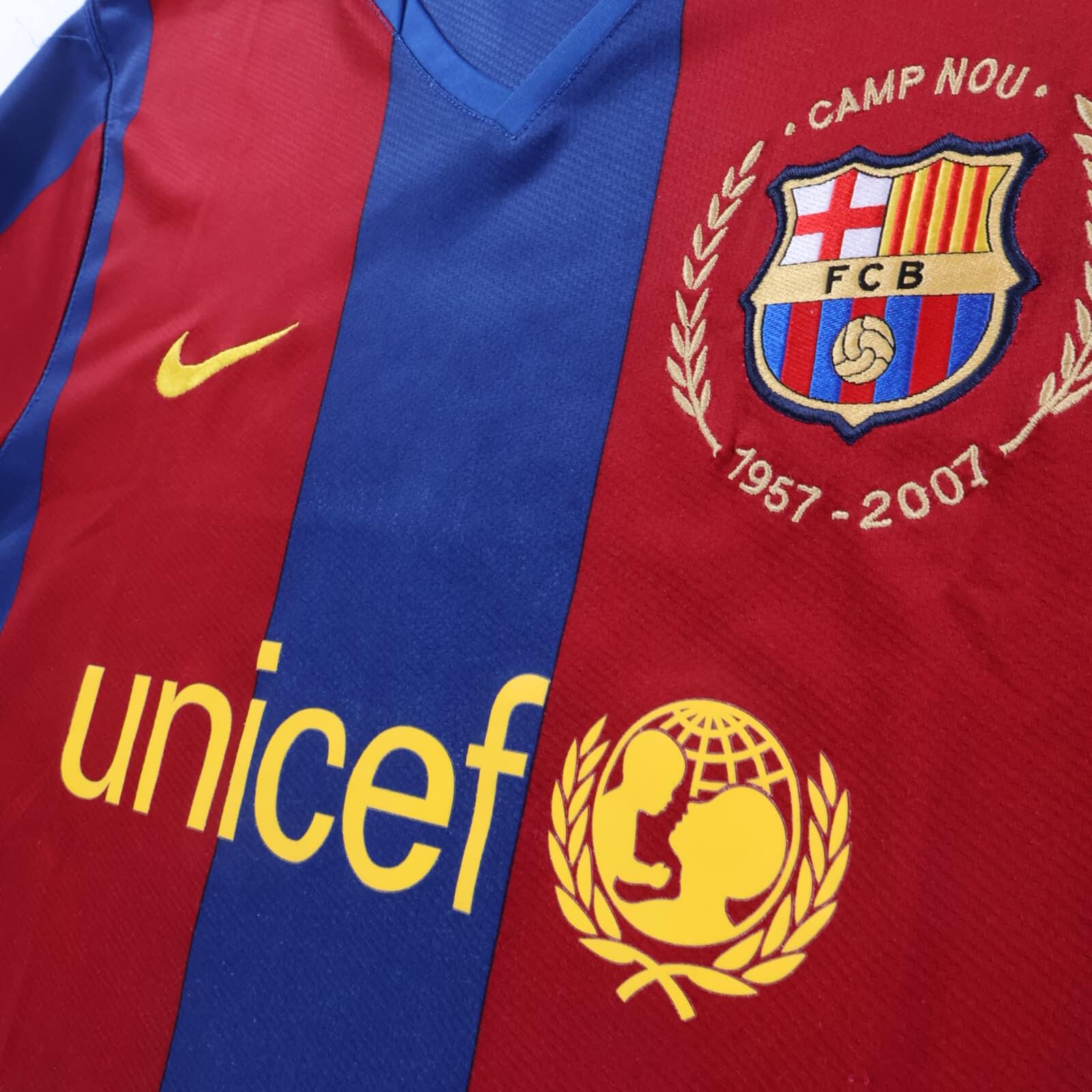 Barcelona Messi #19 2007/08 Home Shirt - M