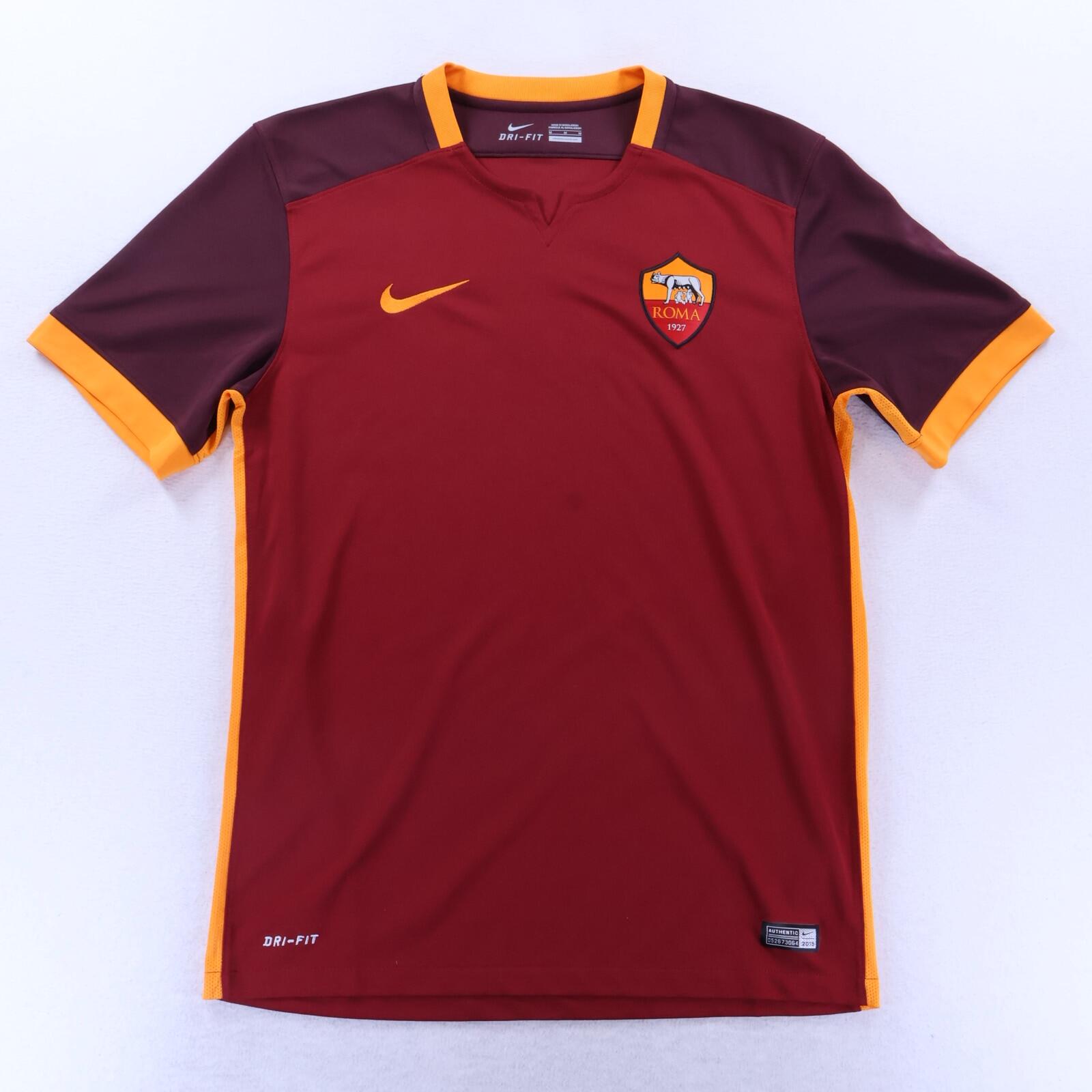 *MINT* As Roma M. Salah #11 2015/16 Home Shirt - M