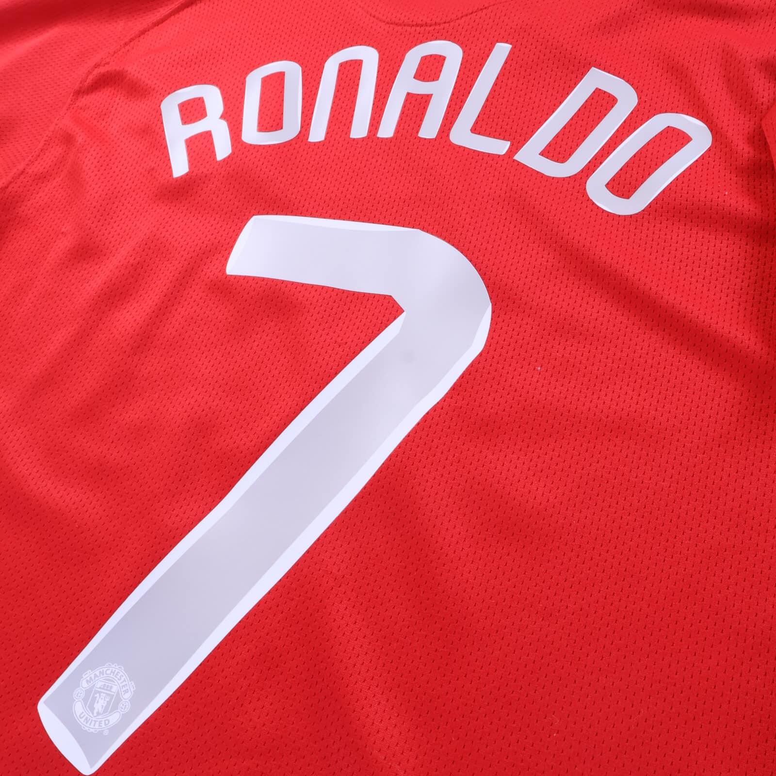 Manchester United Ronaldo #7 2007/09 Home Shirt - M