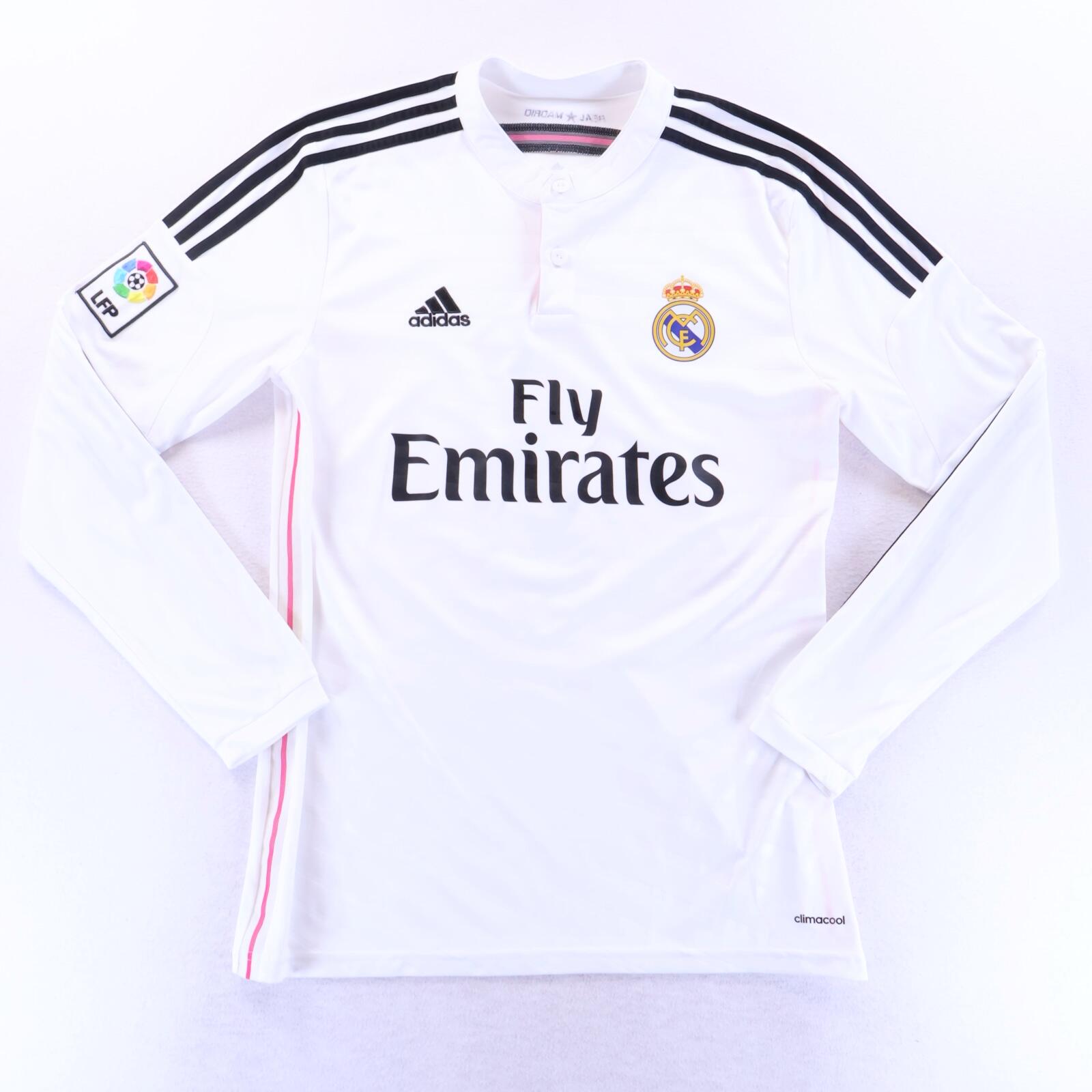 Real Madrid Ronaldo #7 2014/15 Home Shirt - Long Sleeve - M