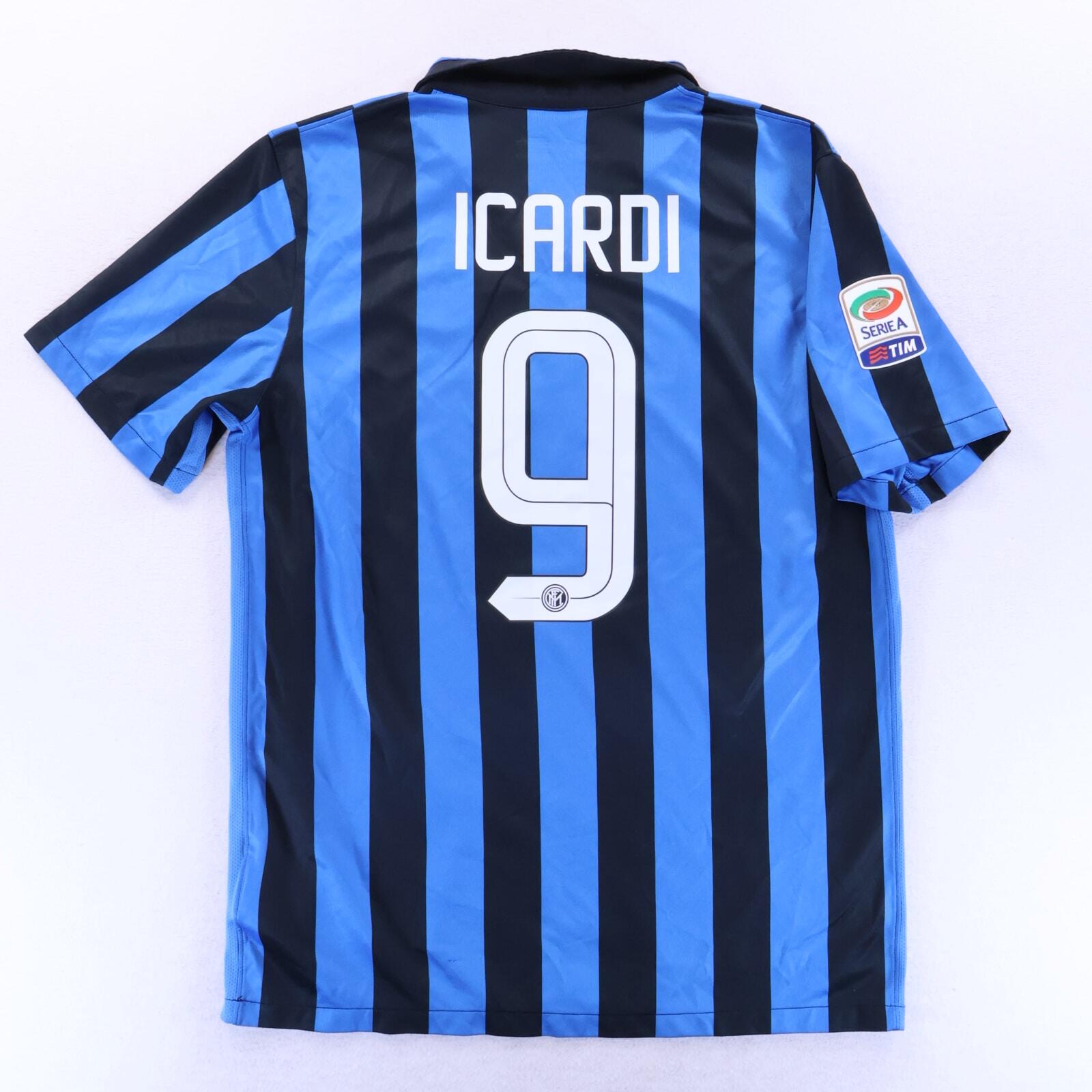 Inter Milan Icardi #9 2015/16 Home Shirt - L