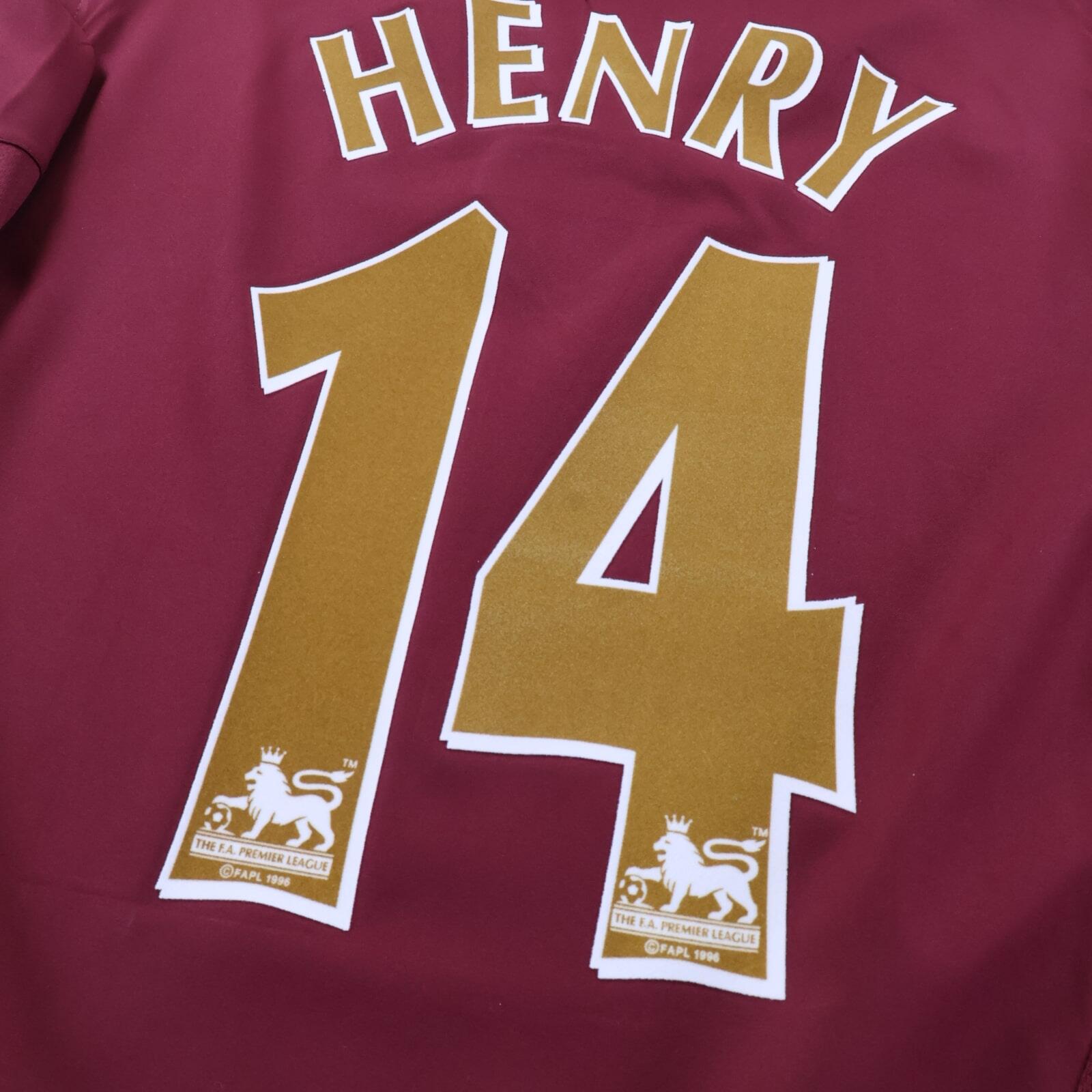 *MINT* Arsenal Henry #14 2005/06 Home Shirt - L