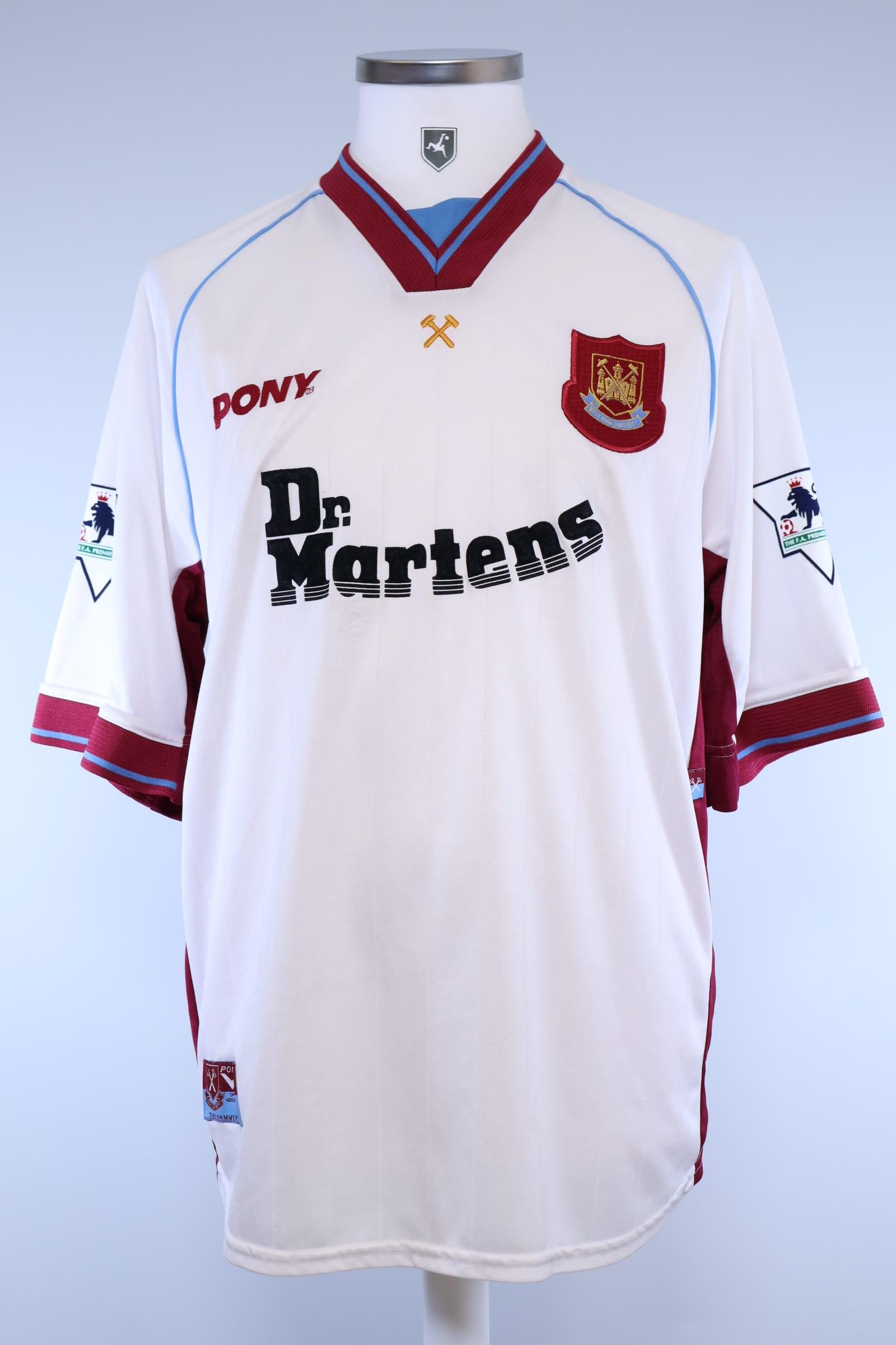 West Ham United 1998/99 Di Canio #10 Away Shirt - L Authenic Original Football Shirt