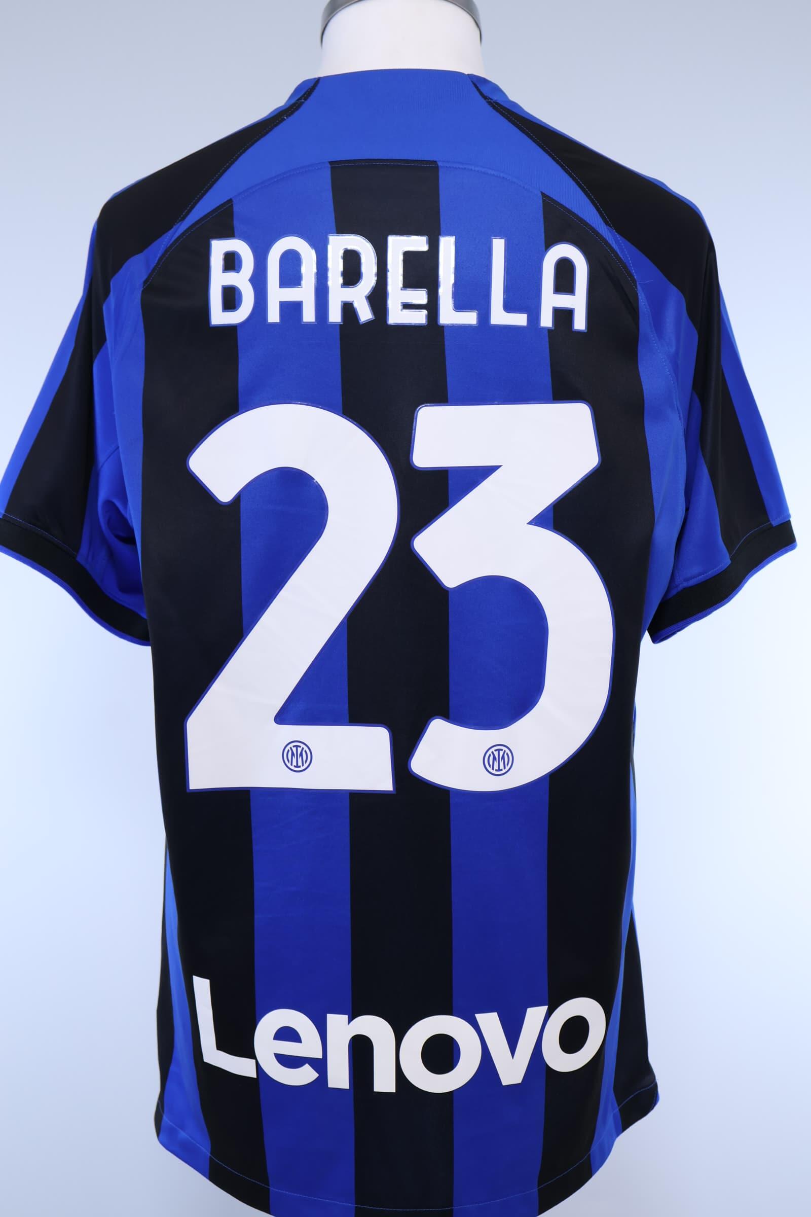 Inter Milan 2022/23 Barella #23 Home Shirt - LAuthentic Original Football Shirt