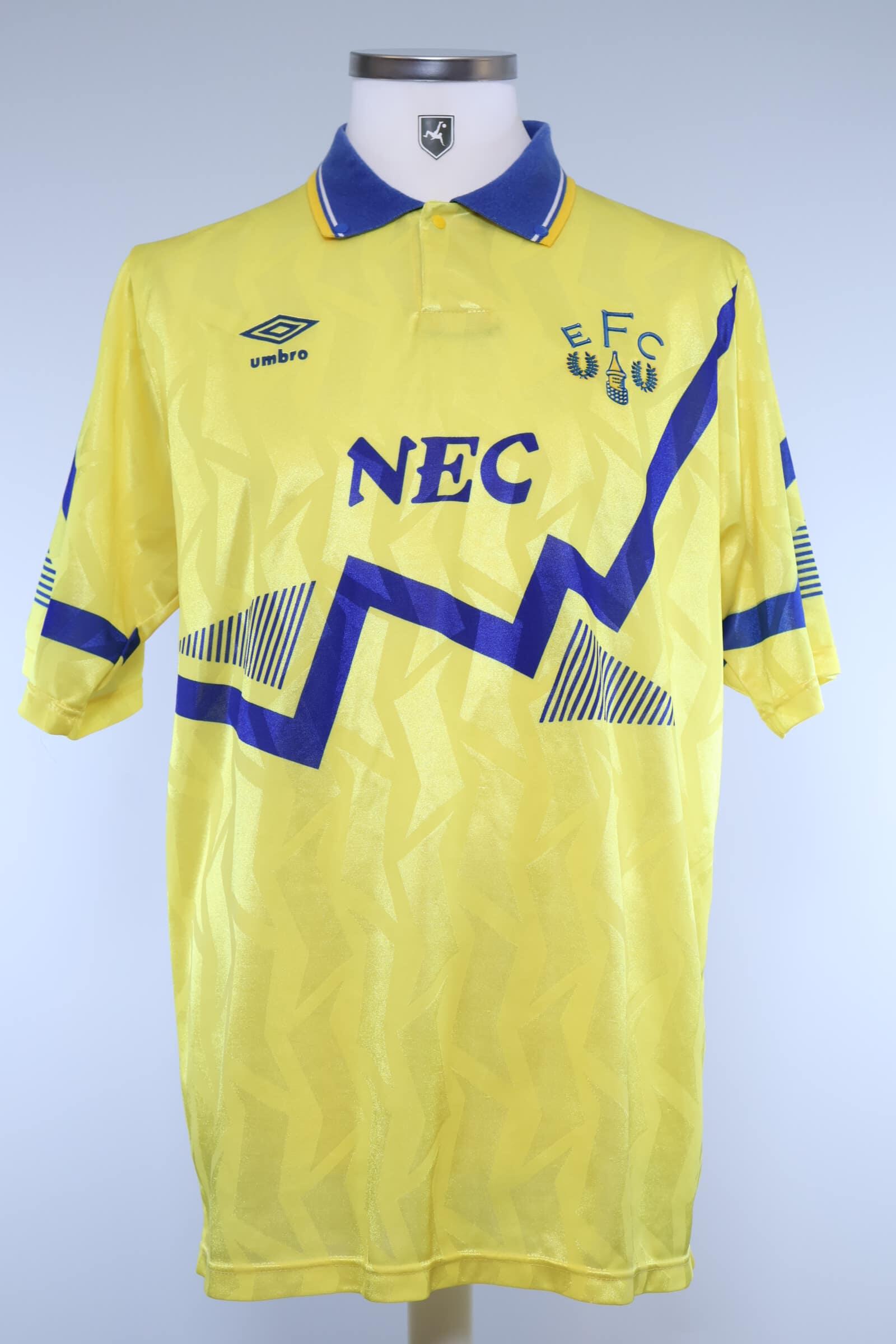Everton 1990/92 Away Shirt - LAuthentic Original Football Shirt