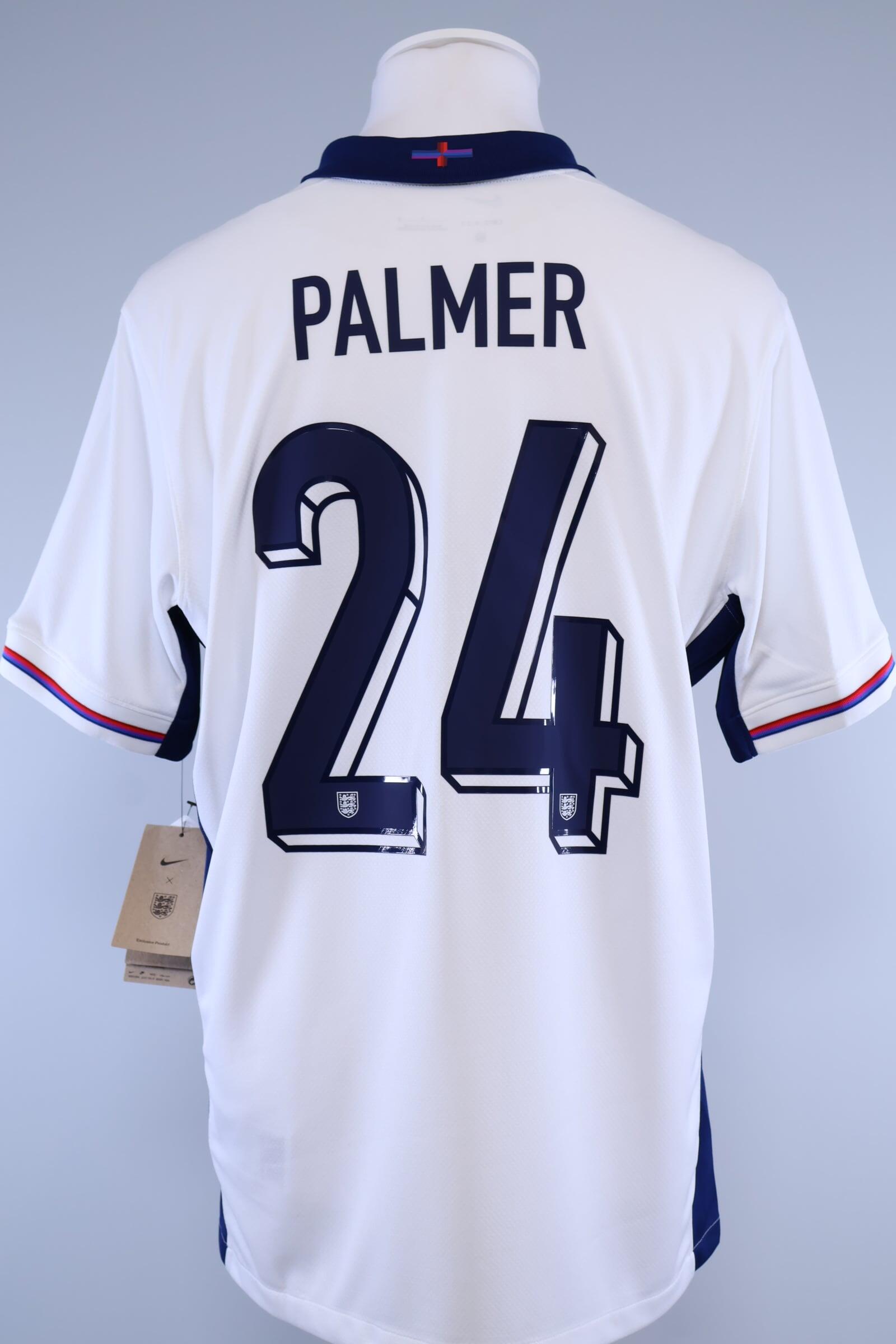 England 2024/25 Palmer #24 Euros Home Shirt - LAuthentic Original Football Shirt
