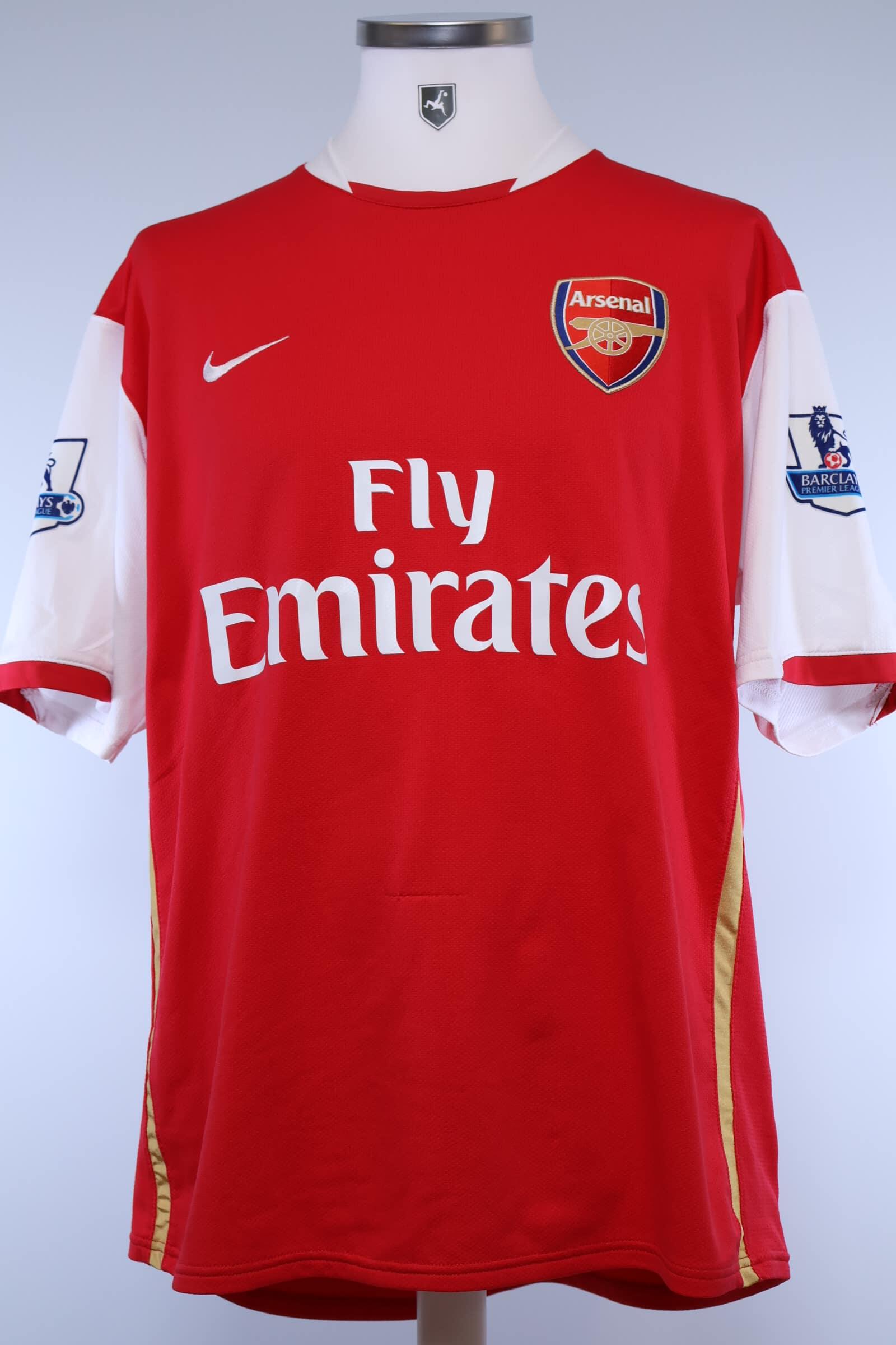 Arsenal 2006/08 Gilberto #19 Home Shirt - XL Authenic Original Football Shirt