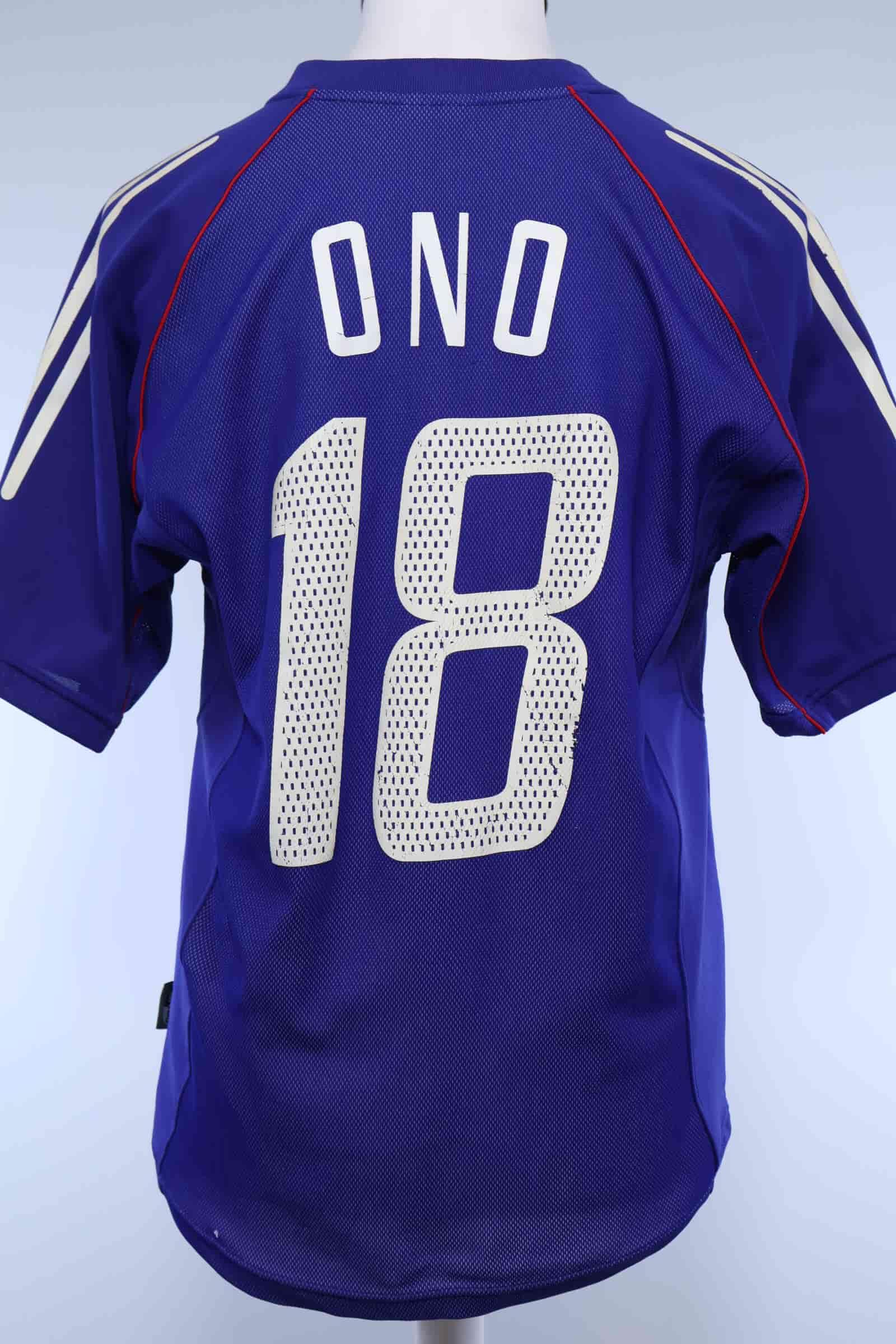 Japan 2002/04 Ono #18 Home Shirt - Player Issue - MAuthentic Original Football Shirt