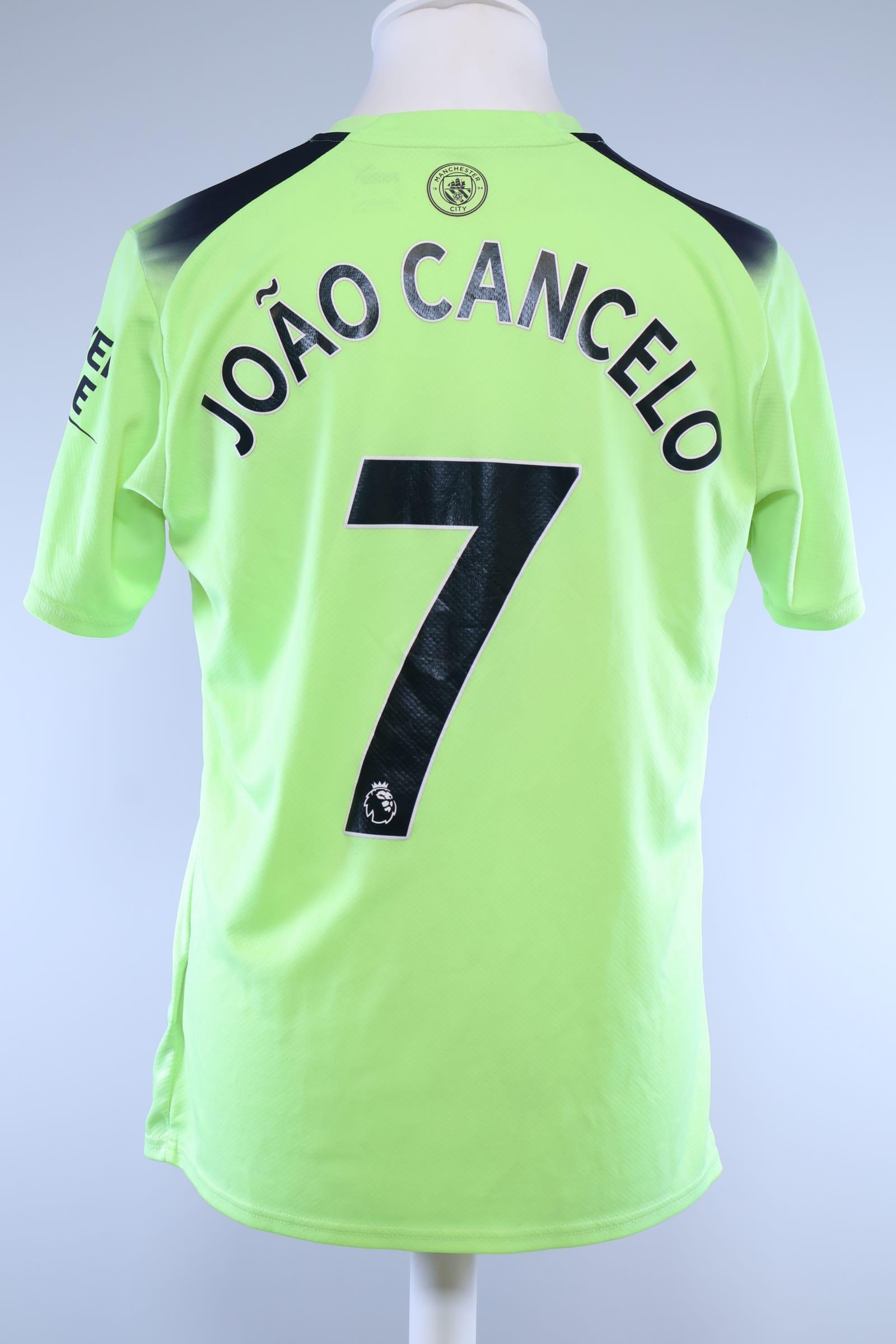 Manchester City 2022/23 João Cancelo #7 Third Shirt - MAuthentic Original Football Shirt