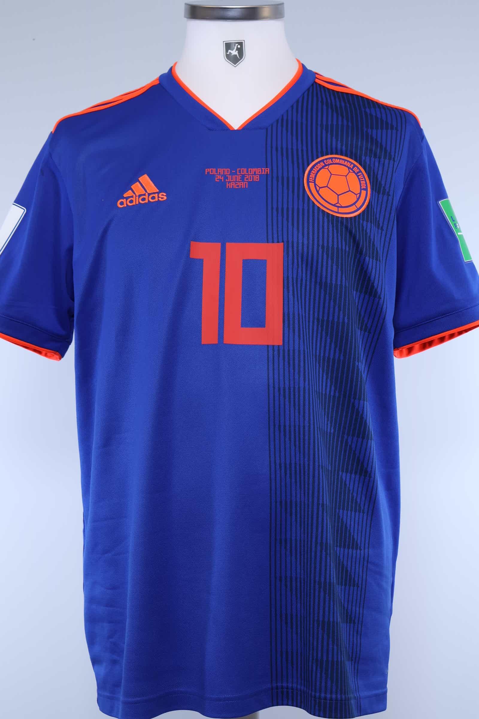 Colombia 2018/18 James #10 Away Shirt - LAuthentic Original Football Shirt