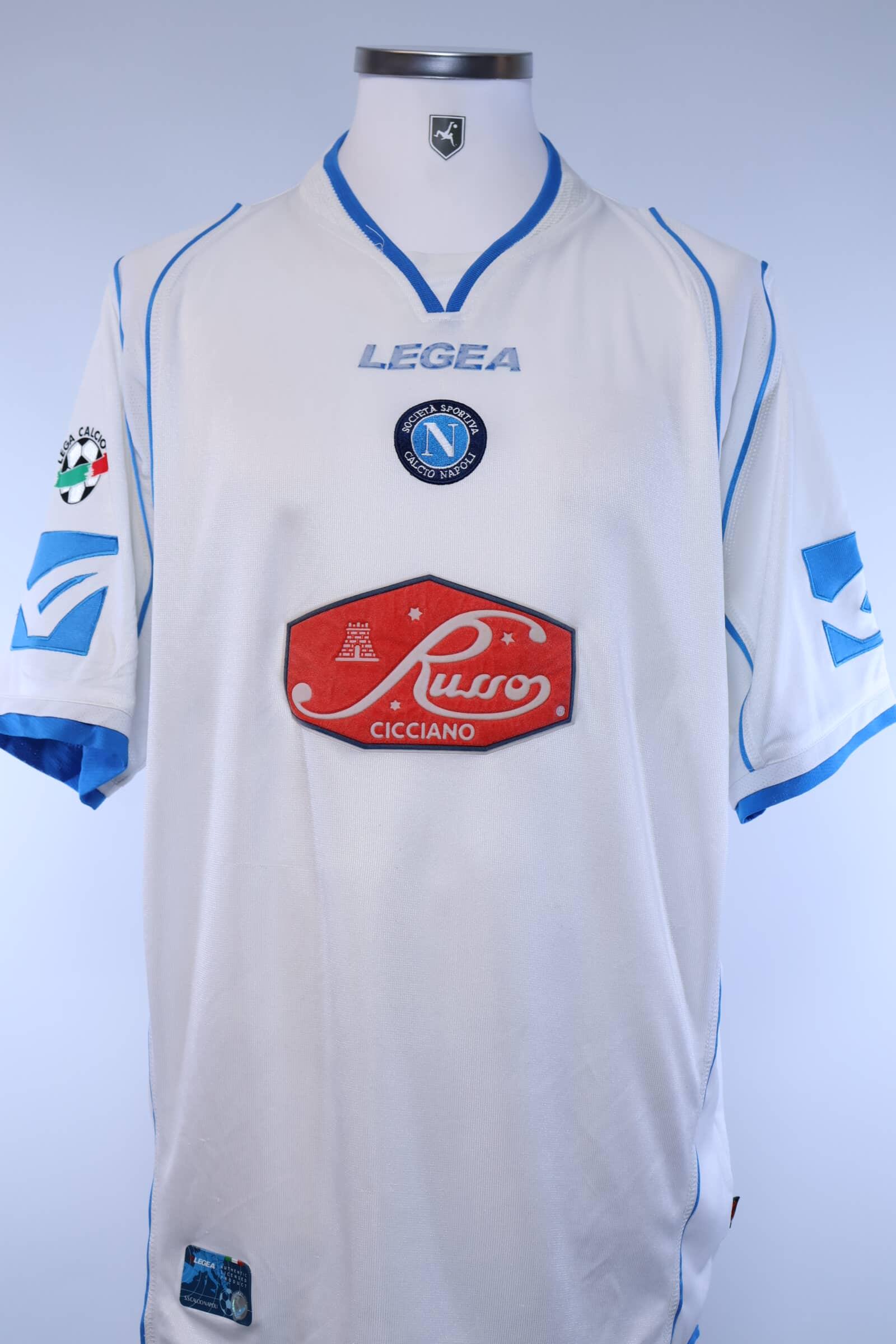 Napoli 2003/04 Marcolin #8 Away Shirt - L Authenic Original Football Shirt