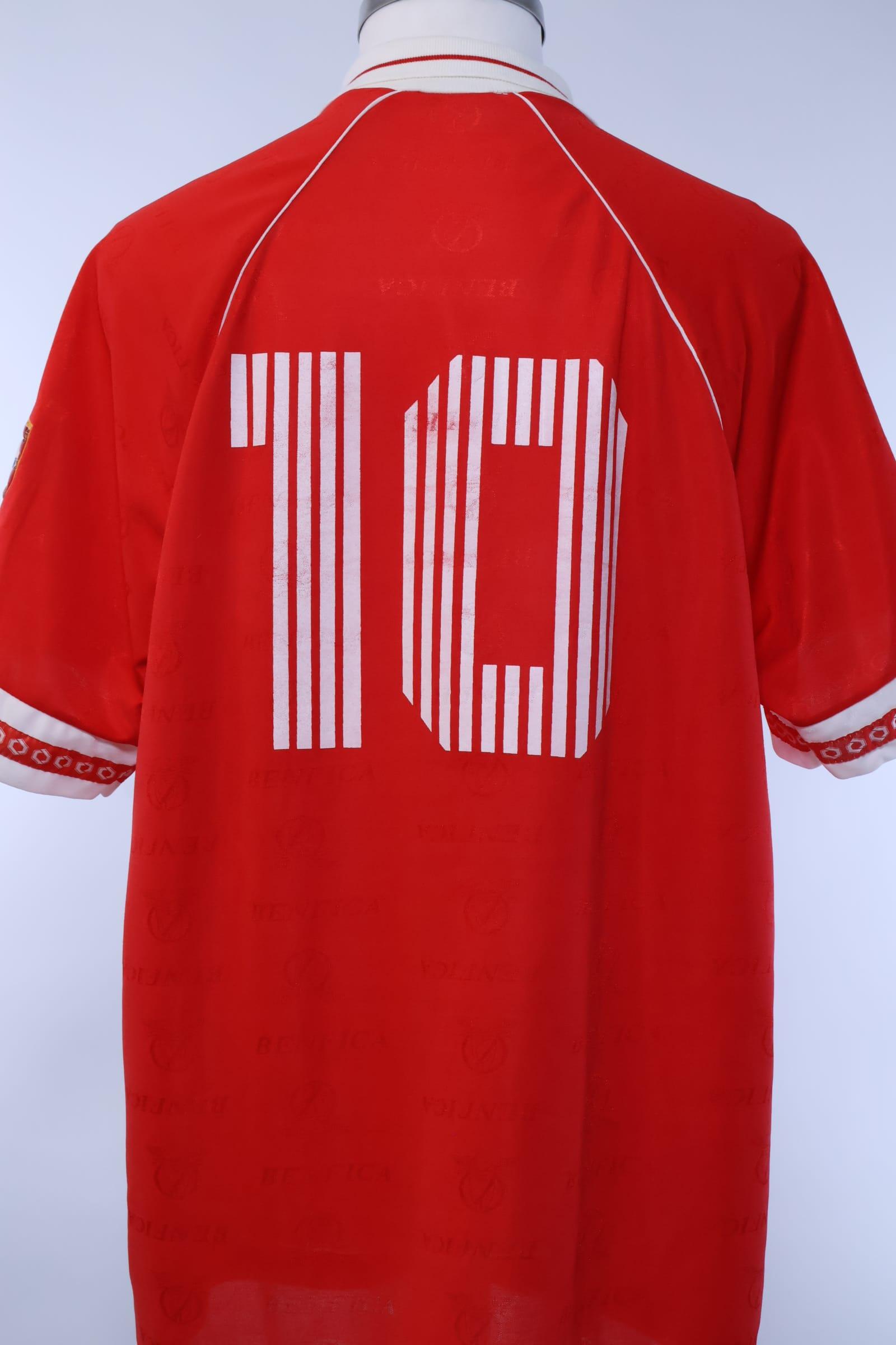 Benfica 1994/95 #10 Home Shirt - XL Authenic Original Football Shirt