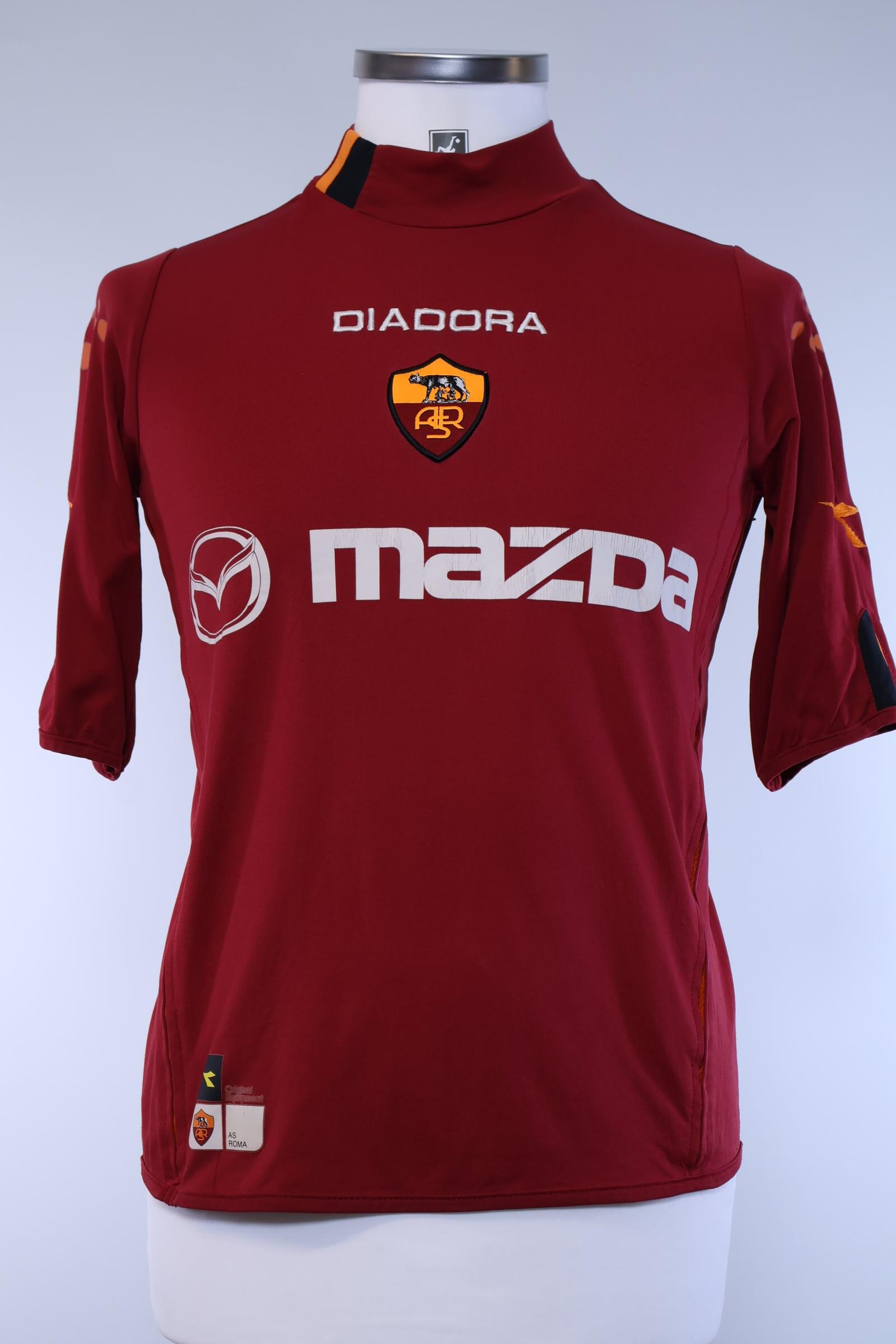 As Roma 2003/04 Home Shirt - SAuthentic Original Football Shirt