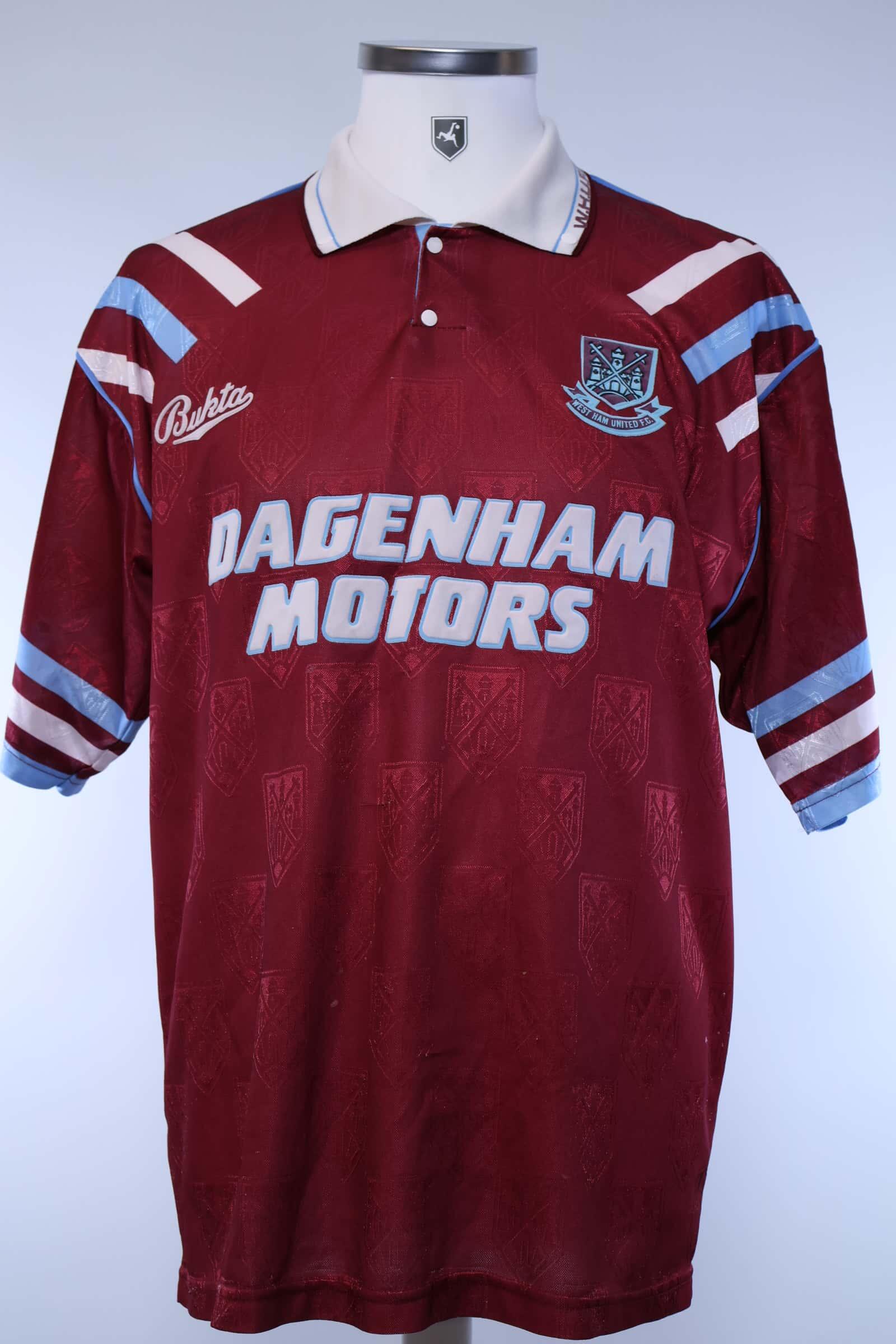 West Ham United 1992/93 Home Shirt - M Authentic Original Football Shirt
