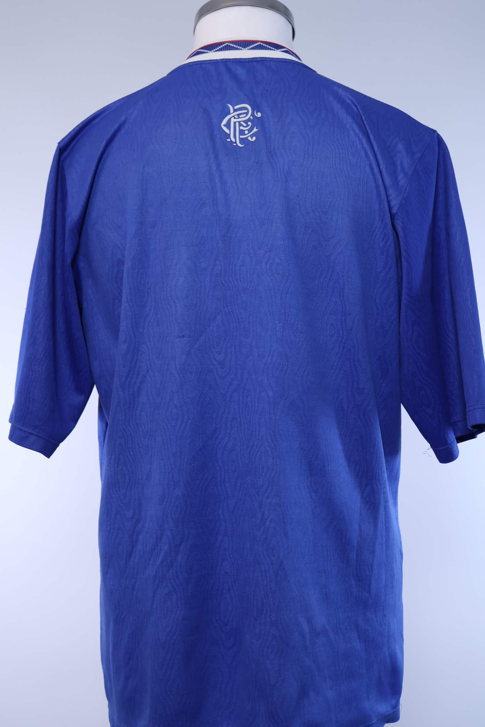 Rangers FC 1990/92 Home Shirt - L Authenic Original Football Shirt