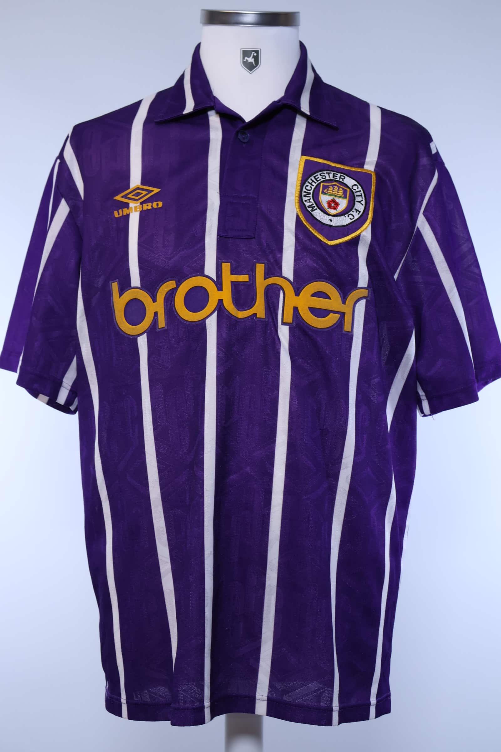 Manchester City 1992/94 Away Shirt - LAuthentic Original Football Shirt