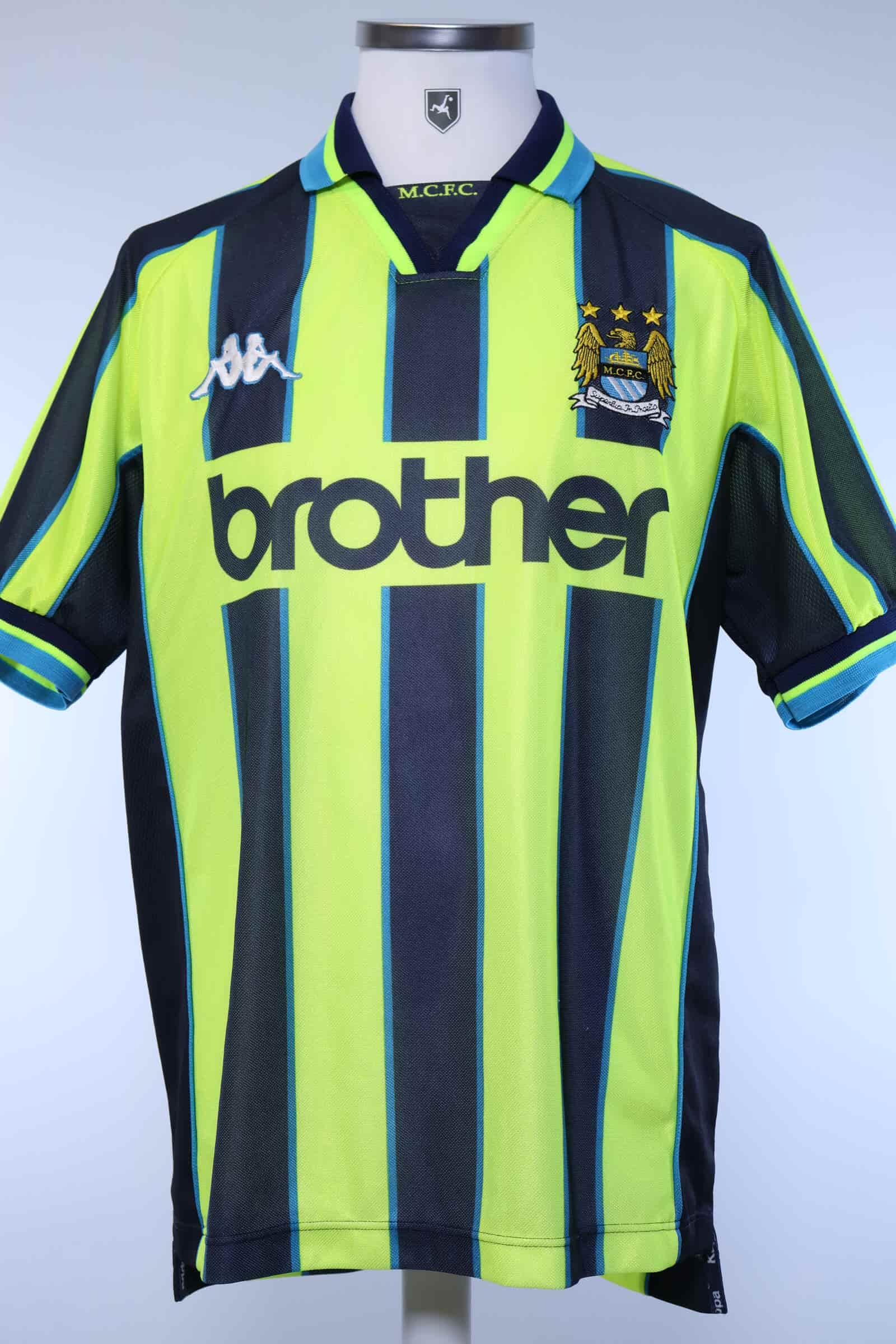 Manchester City 1998/99 Away Shirt - L Authentic Original Football Shirt