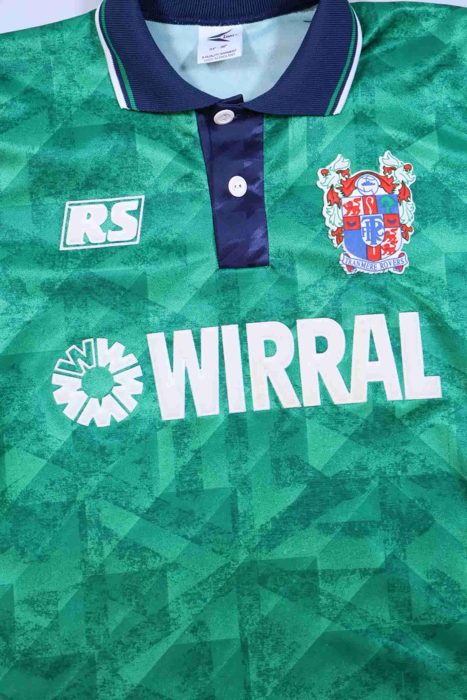 Tranmere Rovers 1993/94 Away Shirt - XS Authenic Original Football Shirt