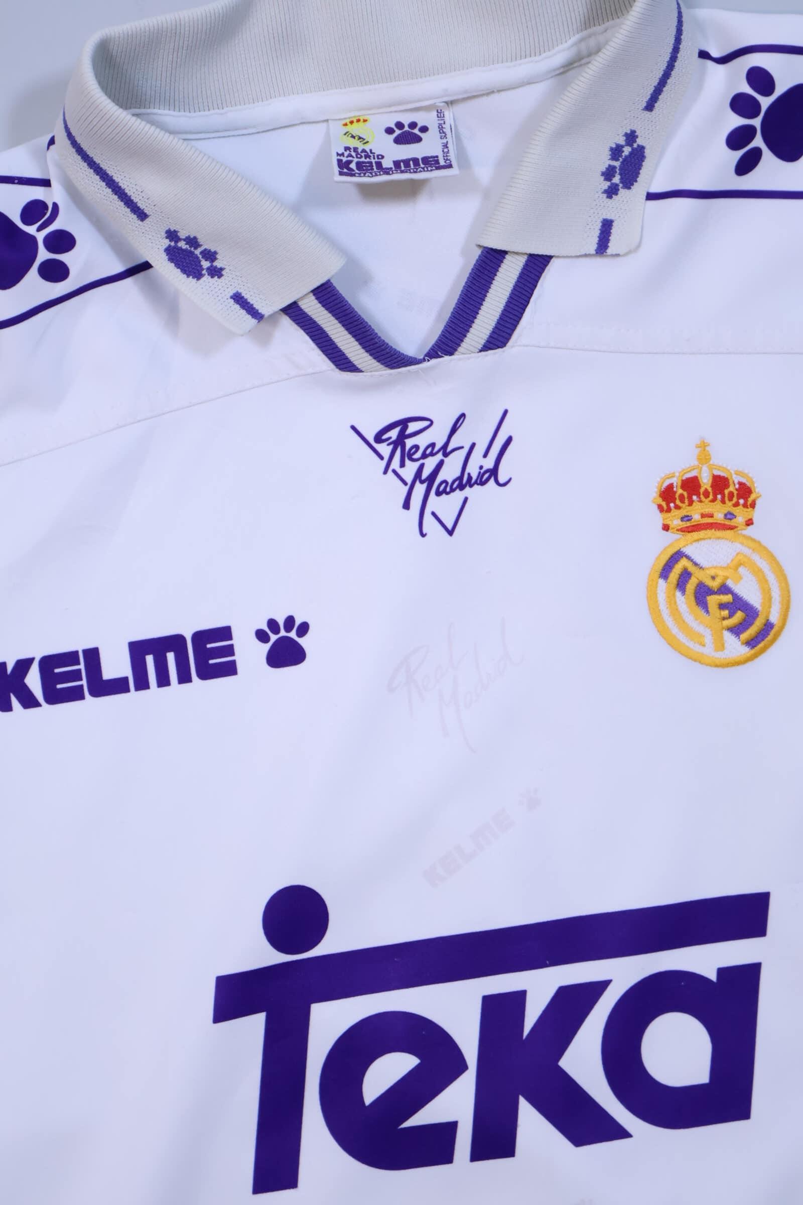 Real Madrid 1994/96 Home Shirt - XL Authenic Original Football Shirt