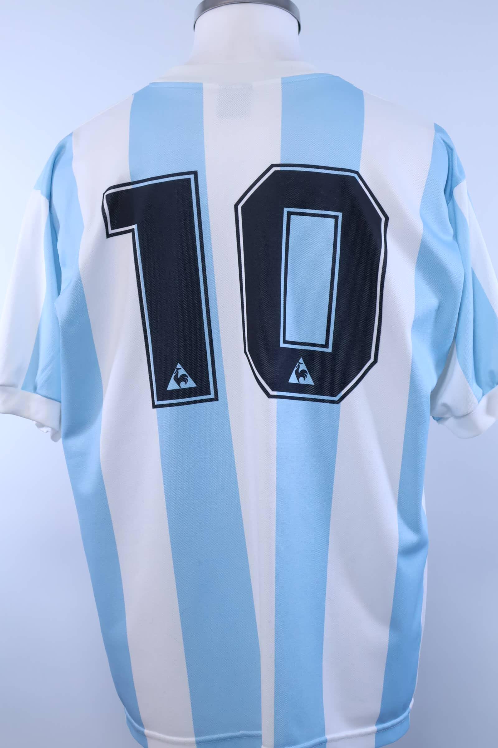 Argentina 1986/86 #10 World Cup (Remake) - M Authenic Original Football Shirt