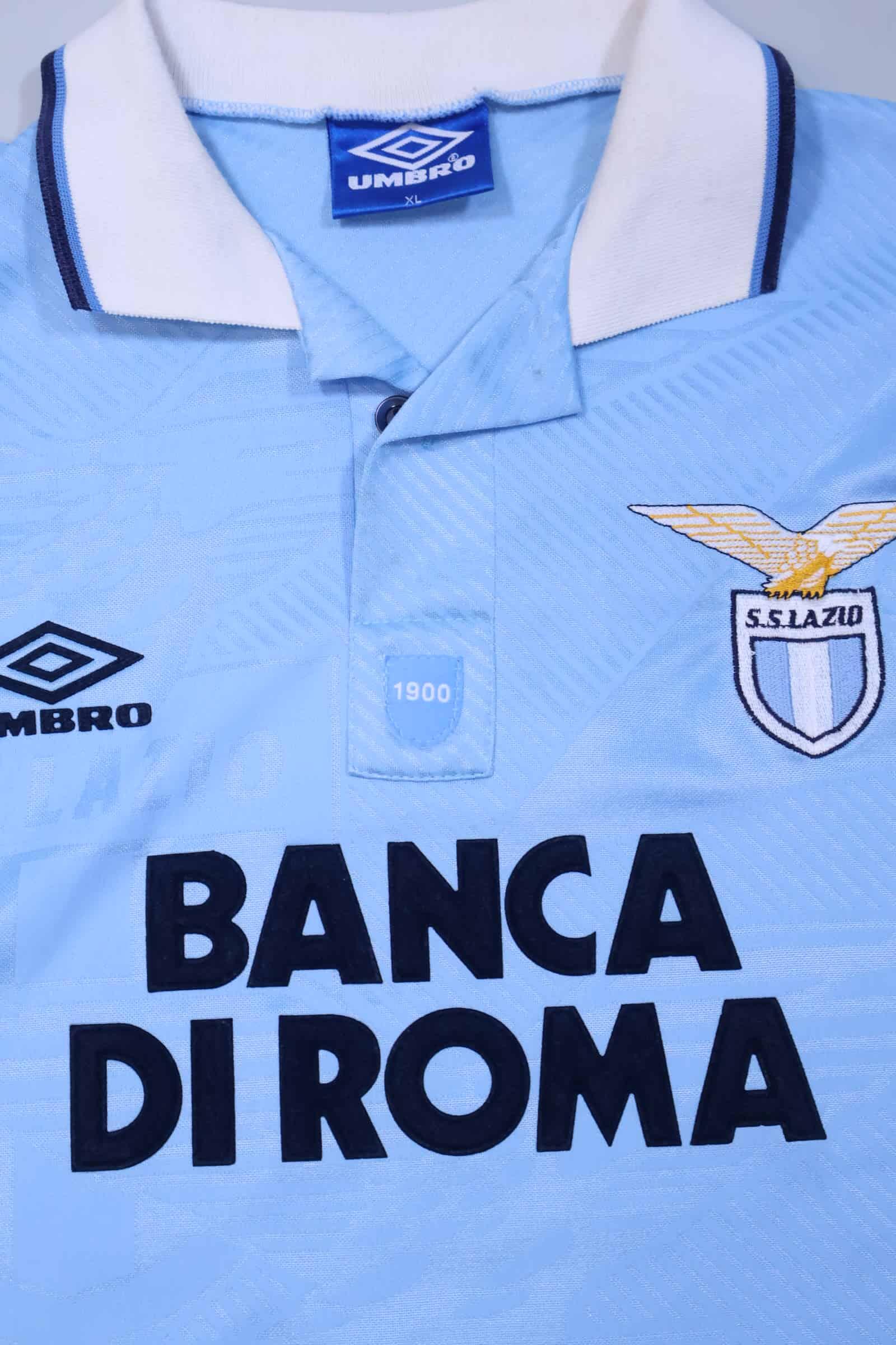 S.S Lazio 1993/95 #6 Home Shirt - XL Authenic Original Football Shirt