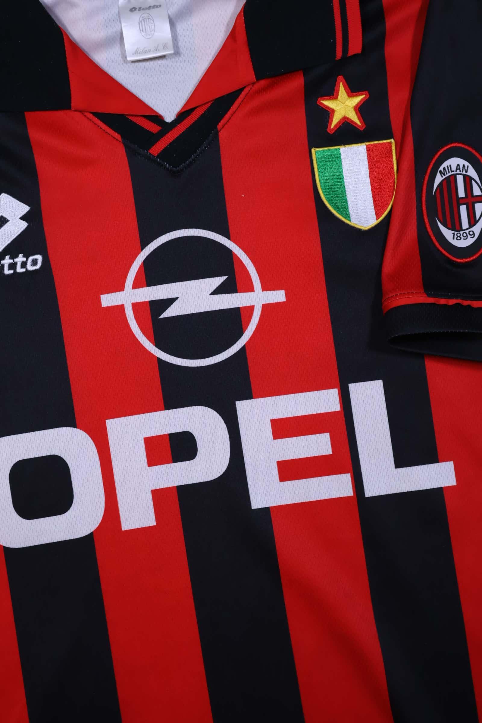 Ac Milan 1996/97 Home Shirt - M Authenic Original Football Shirt