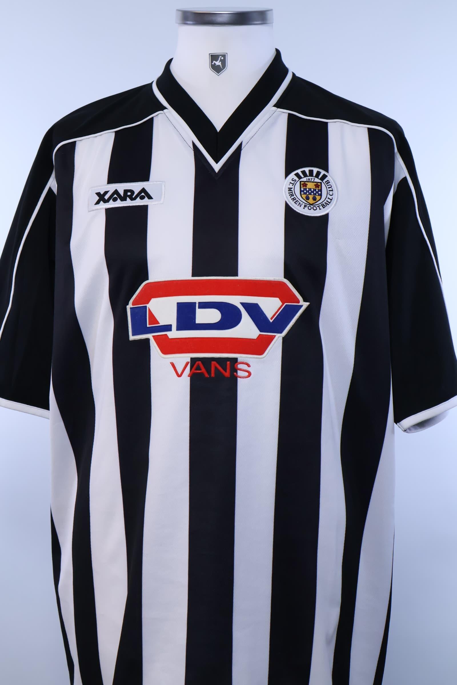 St Mirren 2001/02 Home Shirt - XLAuthentic Original Football Shirt