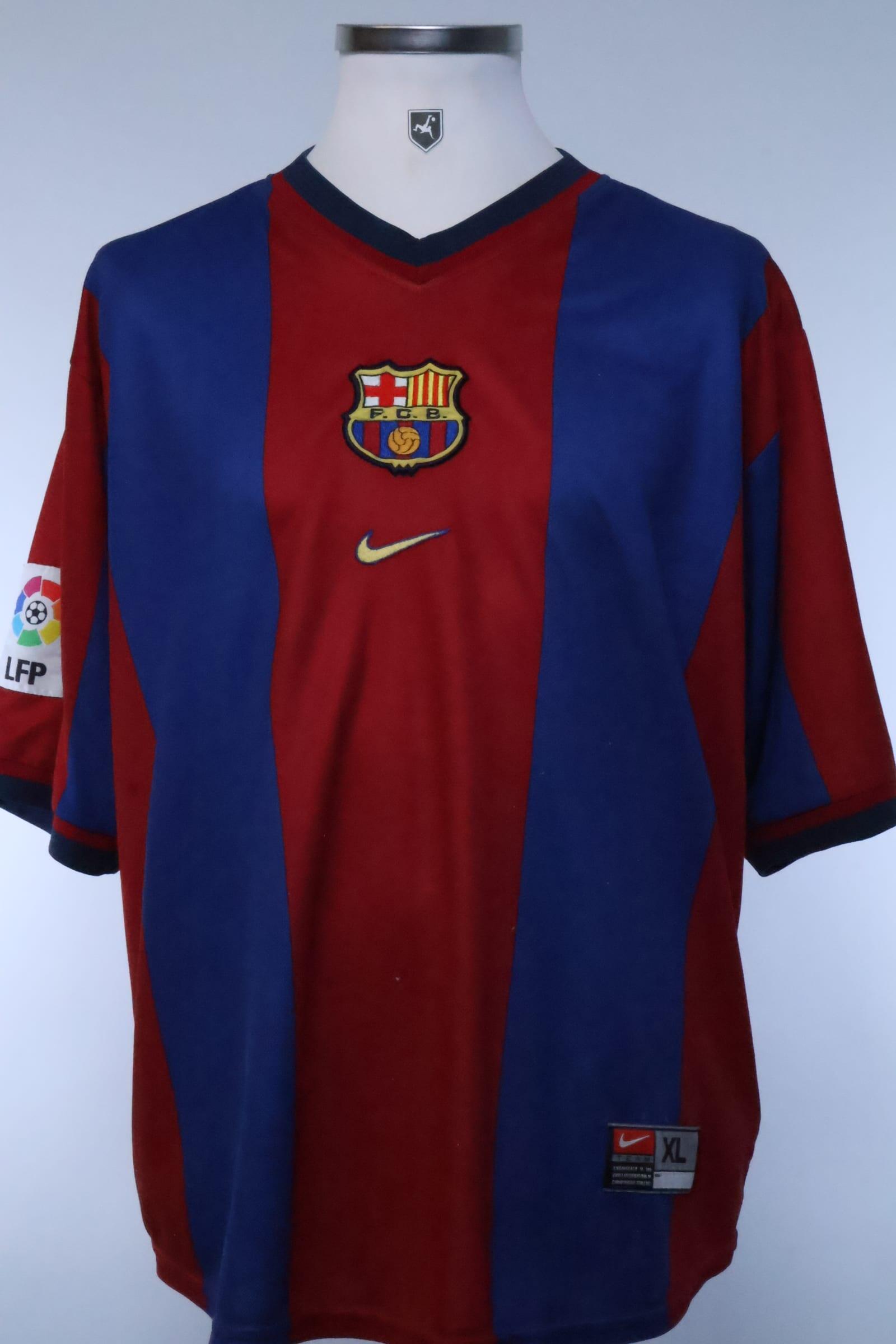 Barcelona 1998/00 Rivaldo #11 Home Shirt - XL Authenic Original Football Shirt