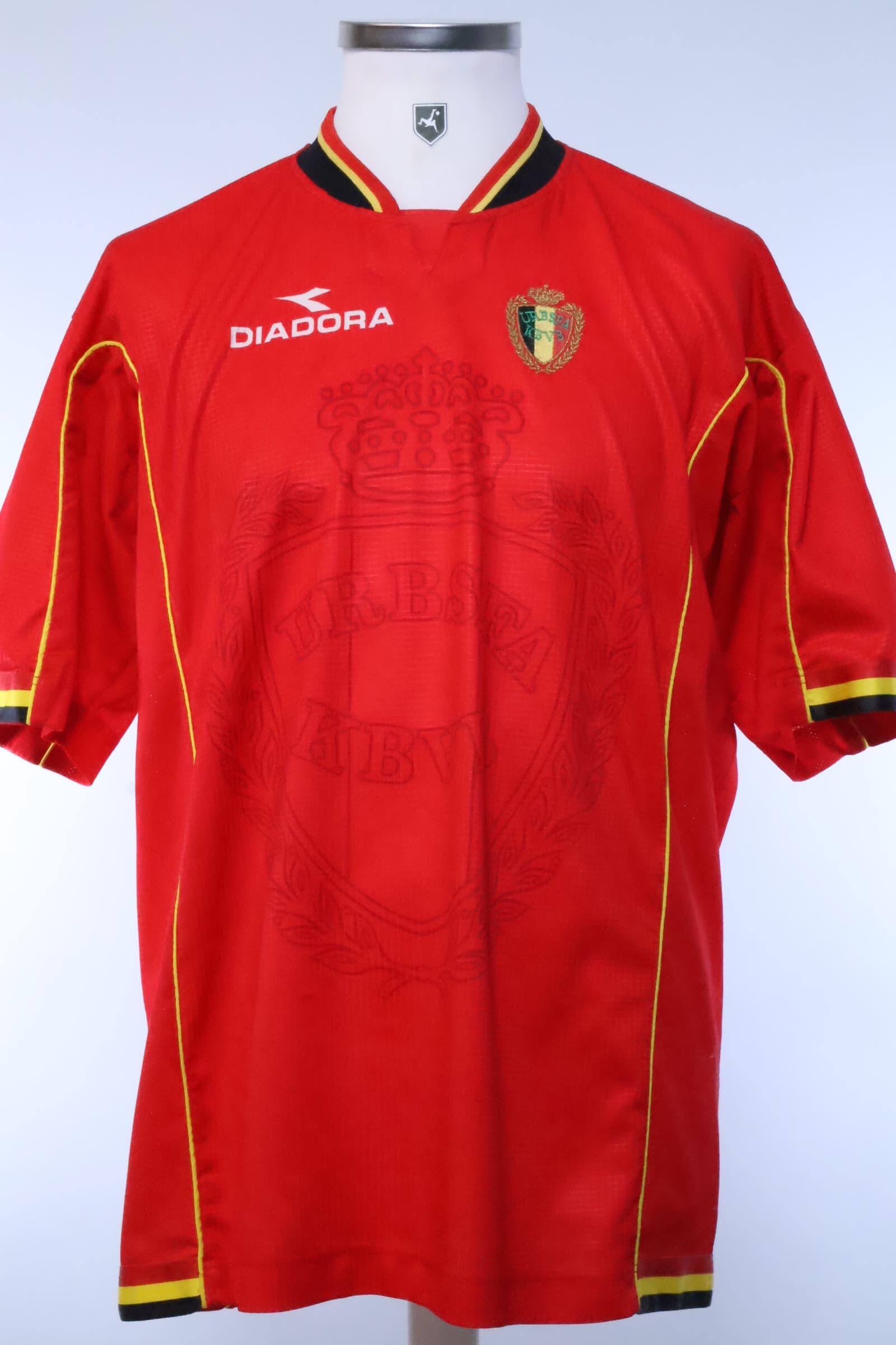 Belgium 1997/98 Home Shirt - LAuthentic Original Football Shirt