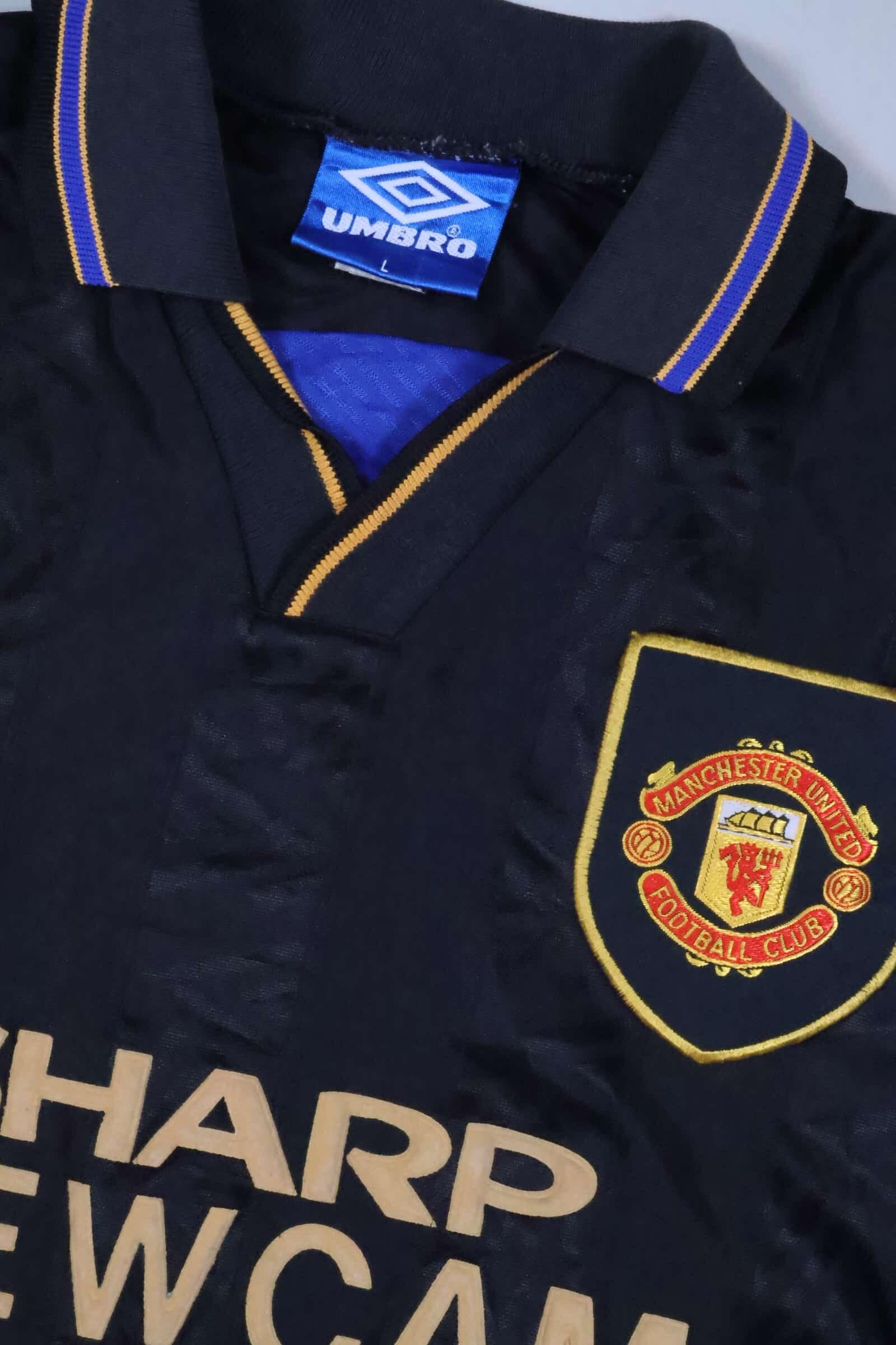 Manchester United 1993/95 Away Shirt - L Authenic Original Football Shirt