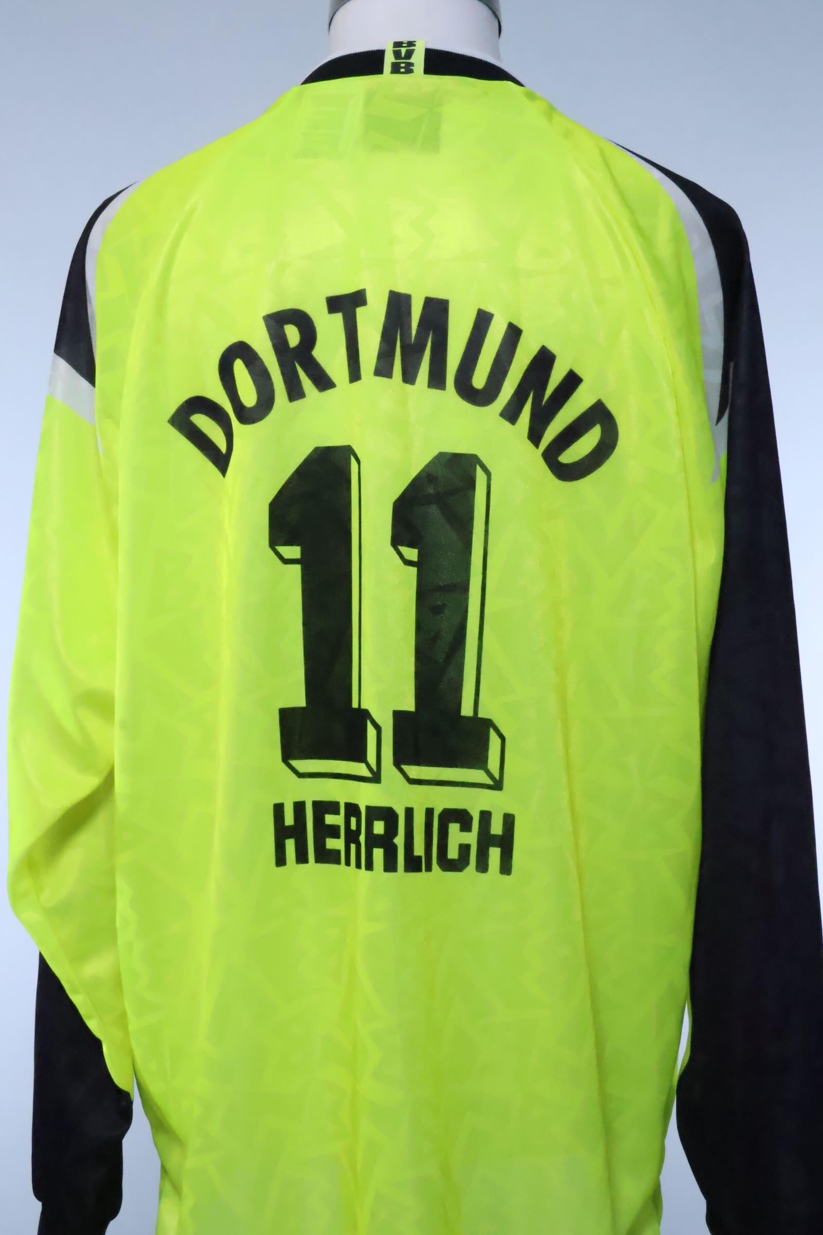 Borussia Dortmund 1995/96 Herrlich #11 Home Shirt - XXLAuthentic Original Football Shirt