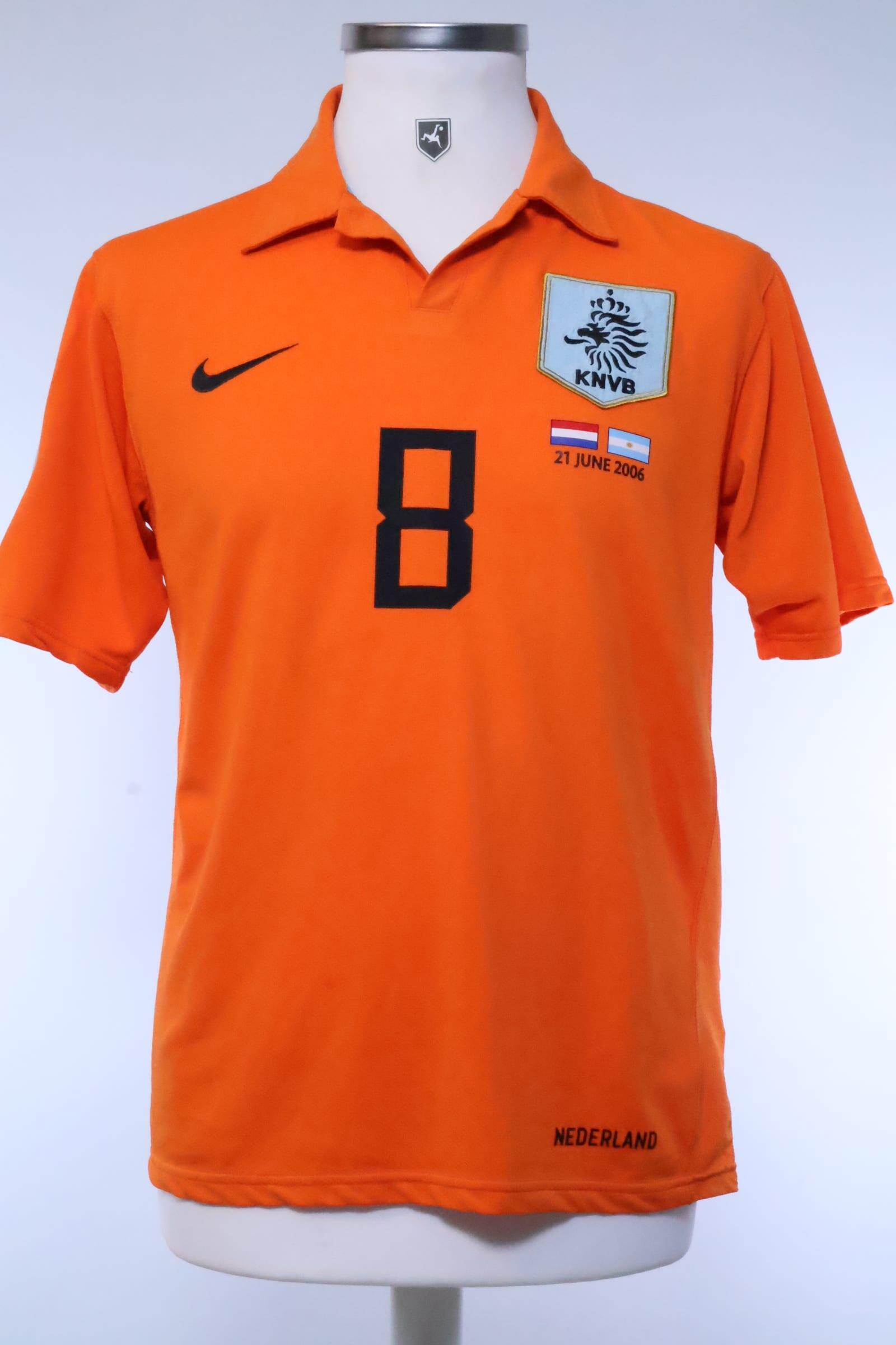 Netherlands 2006/ Cocu #8 Fifa World Cup Home Shirt - MAuthentic Original Football Shirt