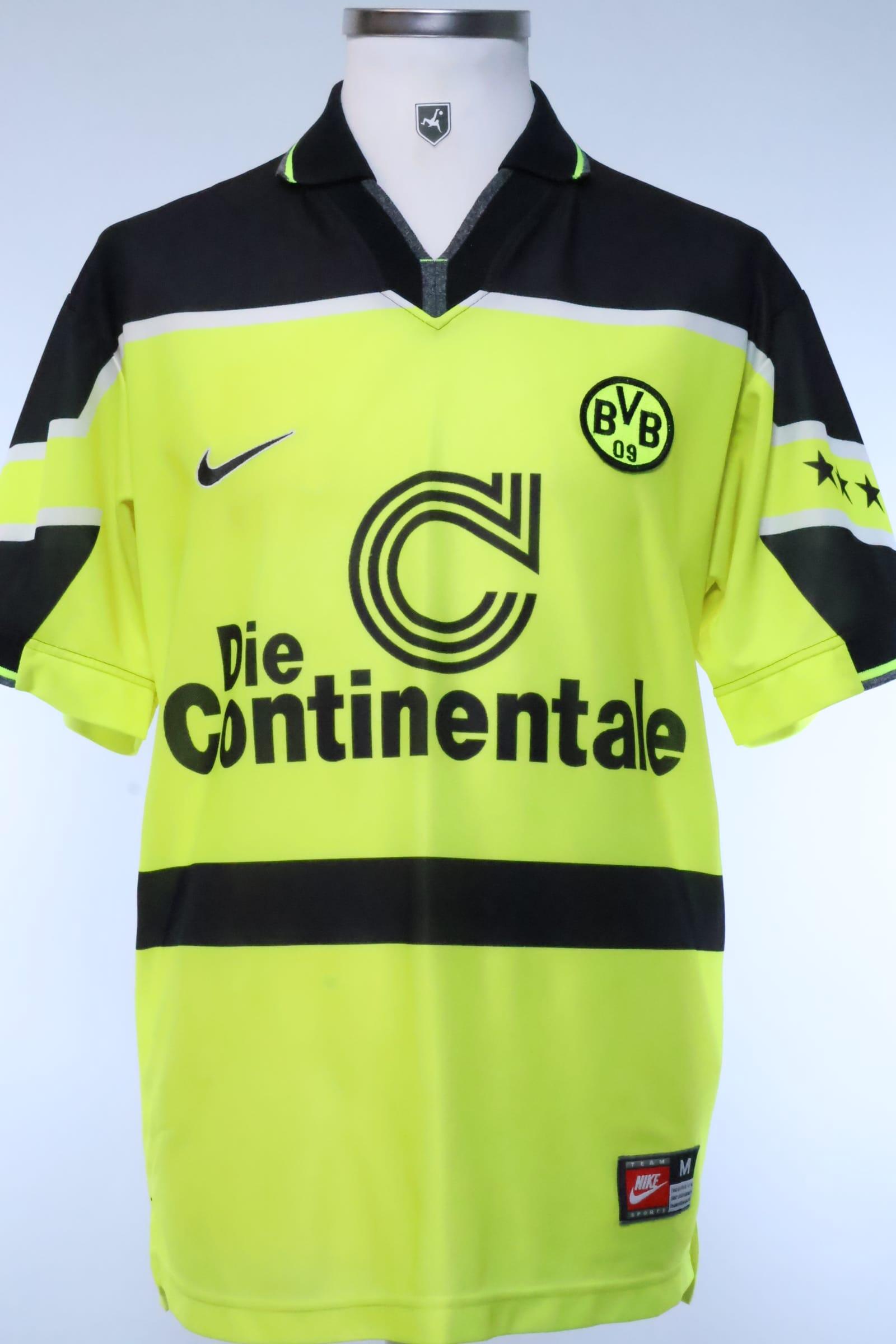Borussia Dortmund 1997/98 Home Shirt - MAuthentic Original Football Shirt