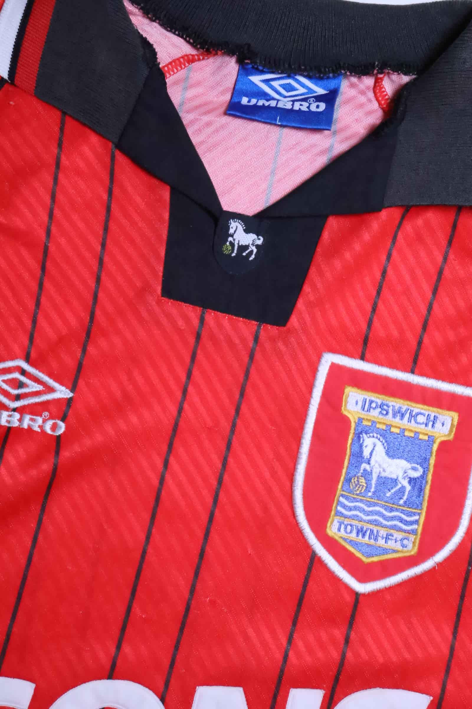 Ipswich Town 1993/95 Away Shirt - L Authenic Original Football Shirt