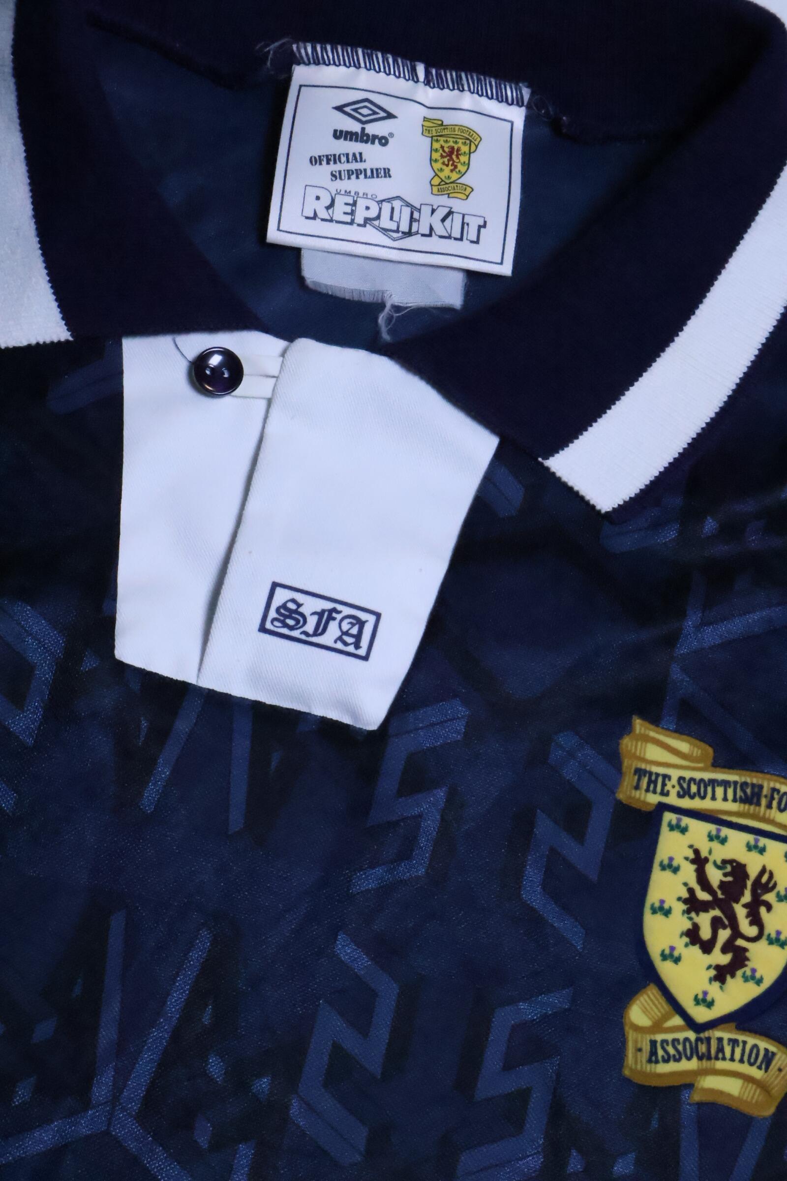 Scotland 1991/94 Home Shirt - M Authenic Original Football Shirt
