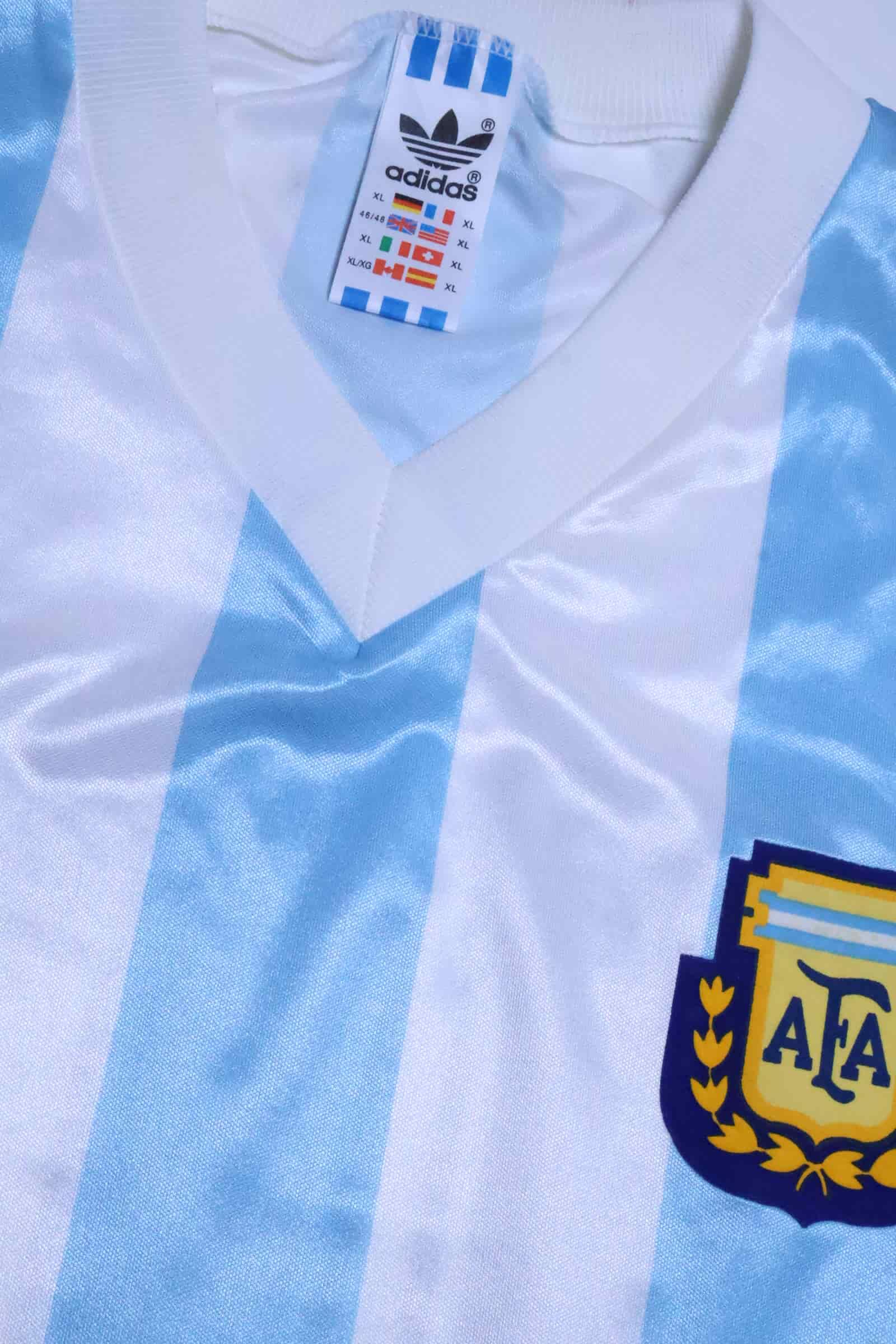 Argentina 1990/91 Maradona #10 Home Shirt - XL- TAGS