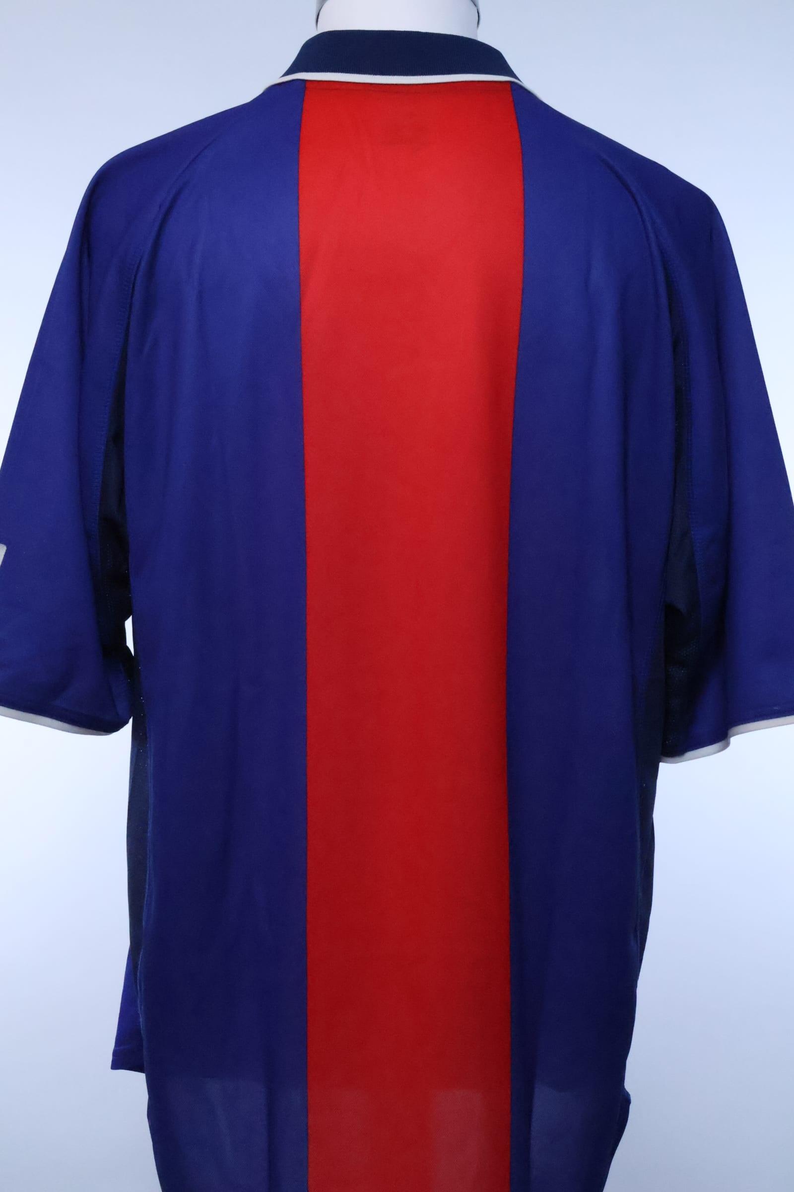 Paris Saint-Germain F.C 2000/01 Home Shirt - XL Authentic Vintage Football Shirts