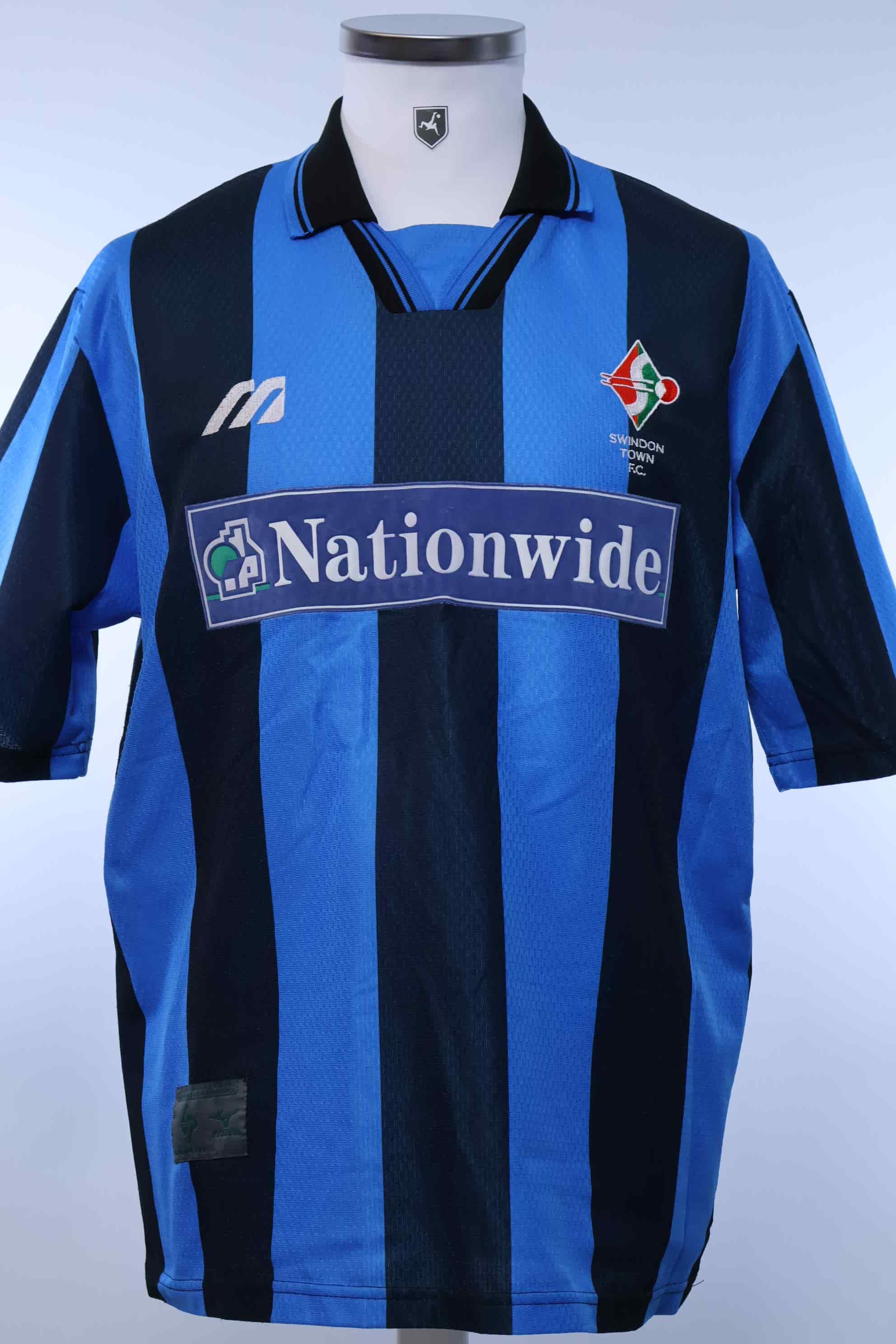 Swindon Town F.C 1997/98 Away Shirt - L- FRONT