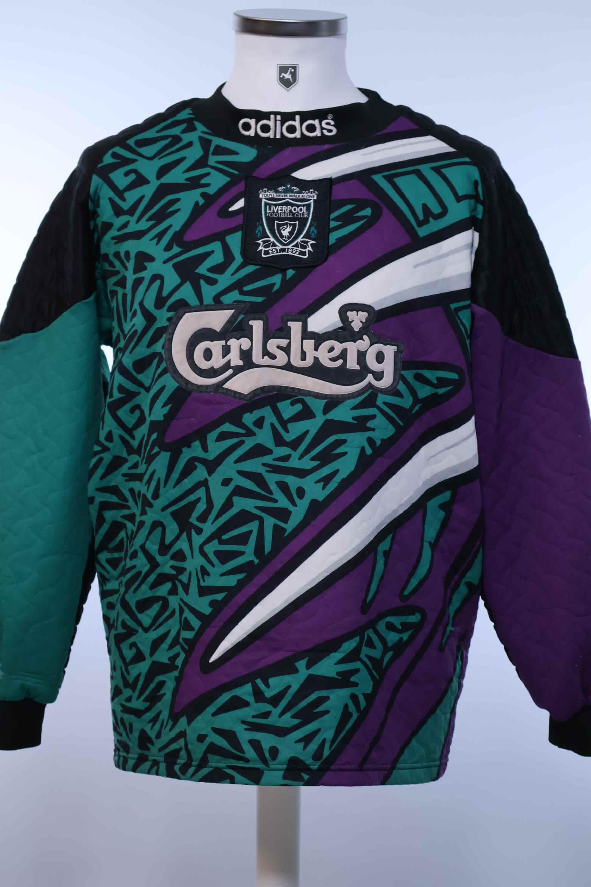 Liverpool F.C 1995/96 Goalkeeper Shirt - M- FRONT